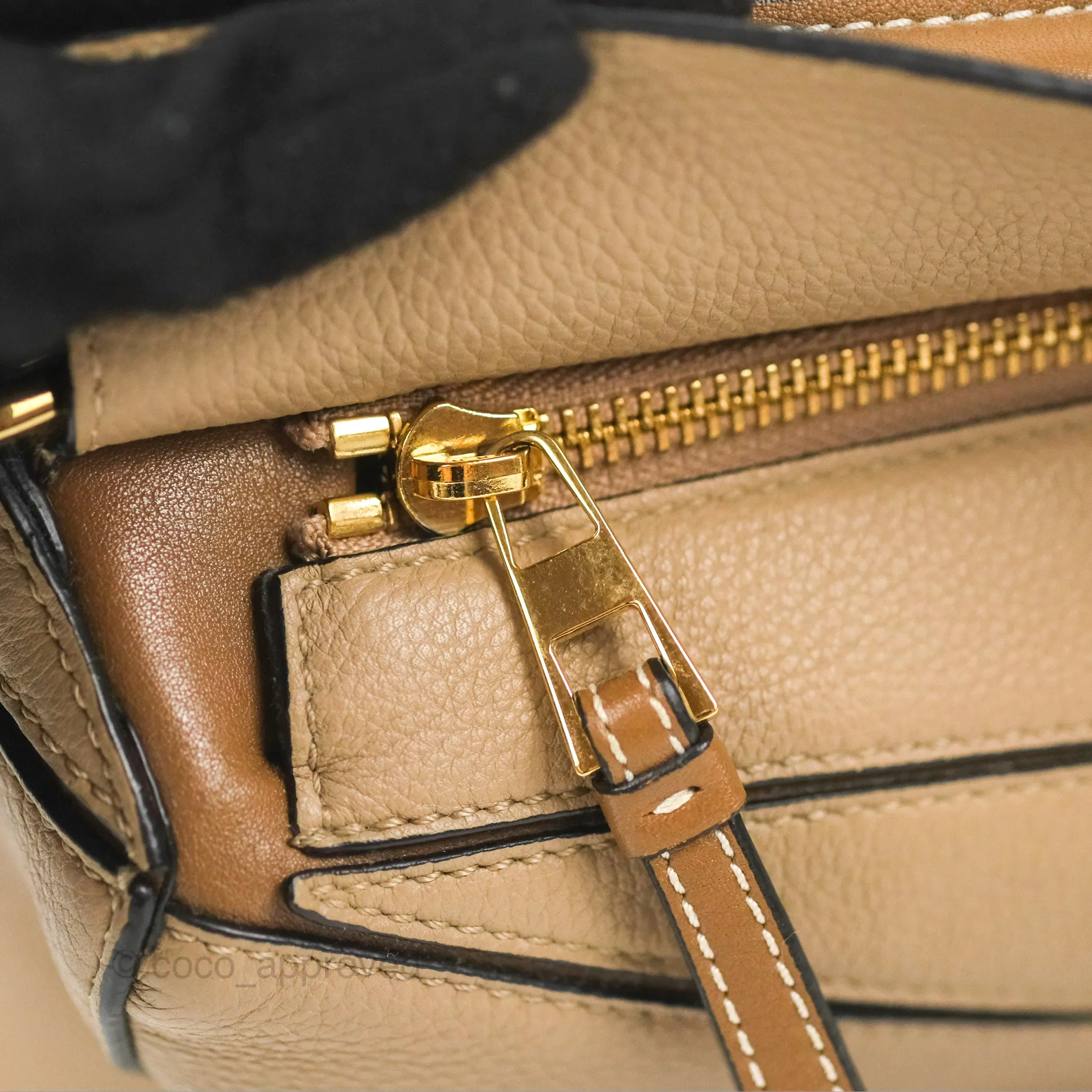 Loewe Small Puzzle Bag Sand Grained Calfskin