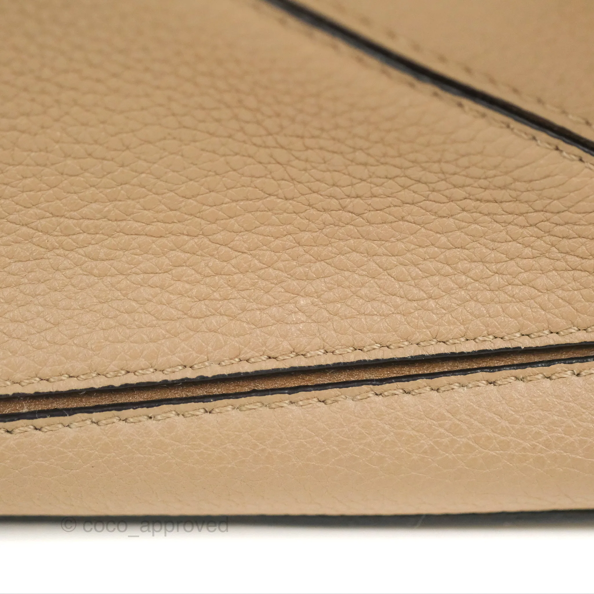 Loewe Small Puzzle Bag Sand Grained Calfskin