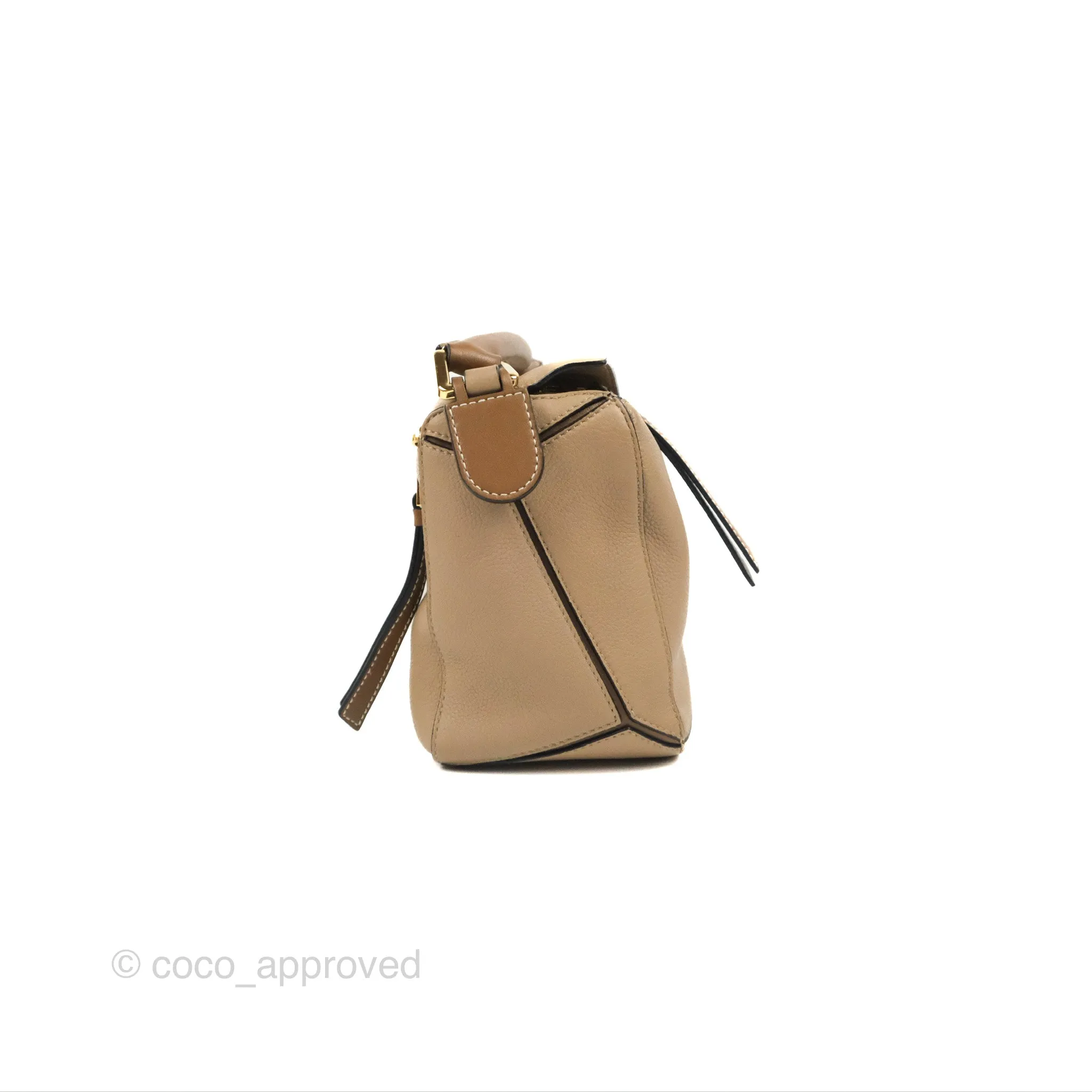 Loewe Small Puzzle Bag Sand Grained Calfskin