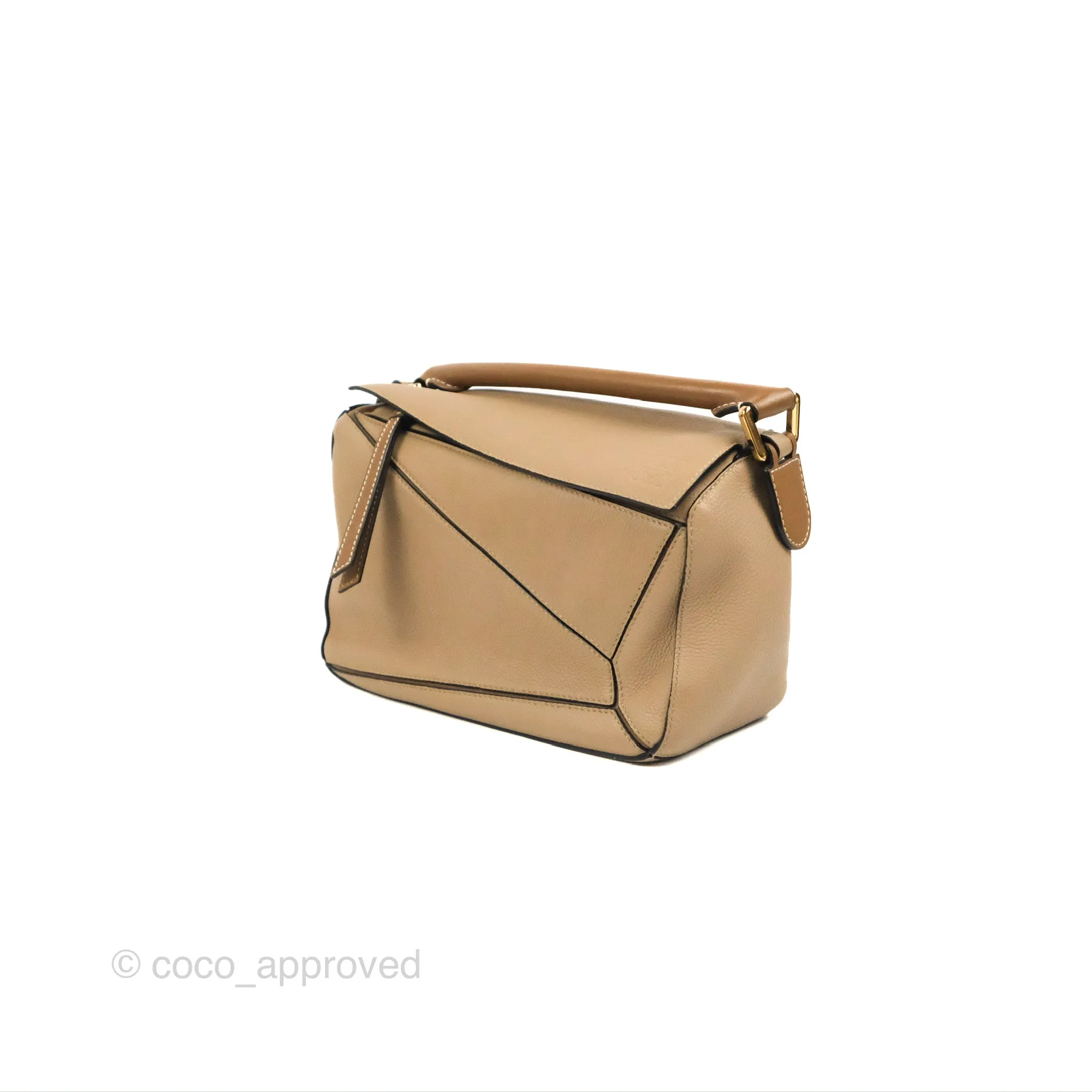 Loewe Small Puzzle Bag Sand Grained Calfskin