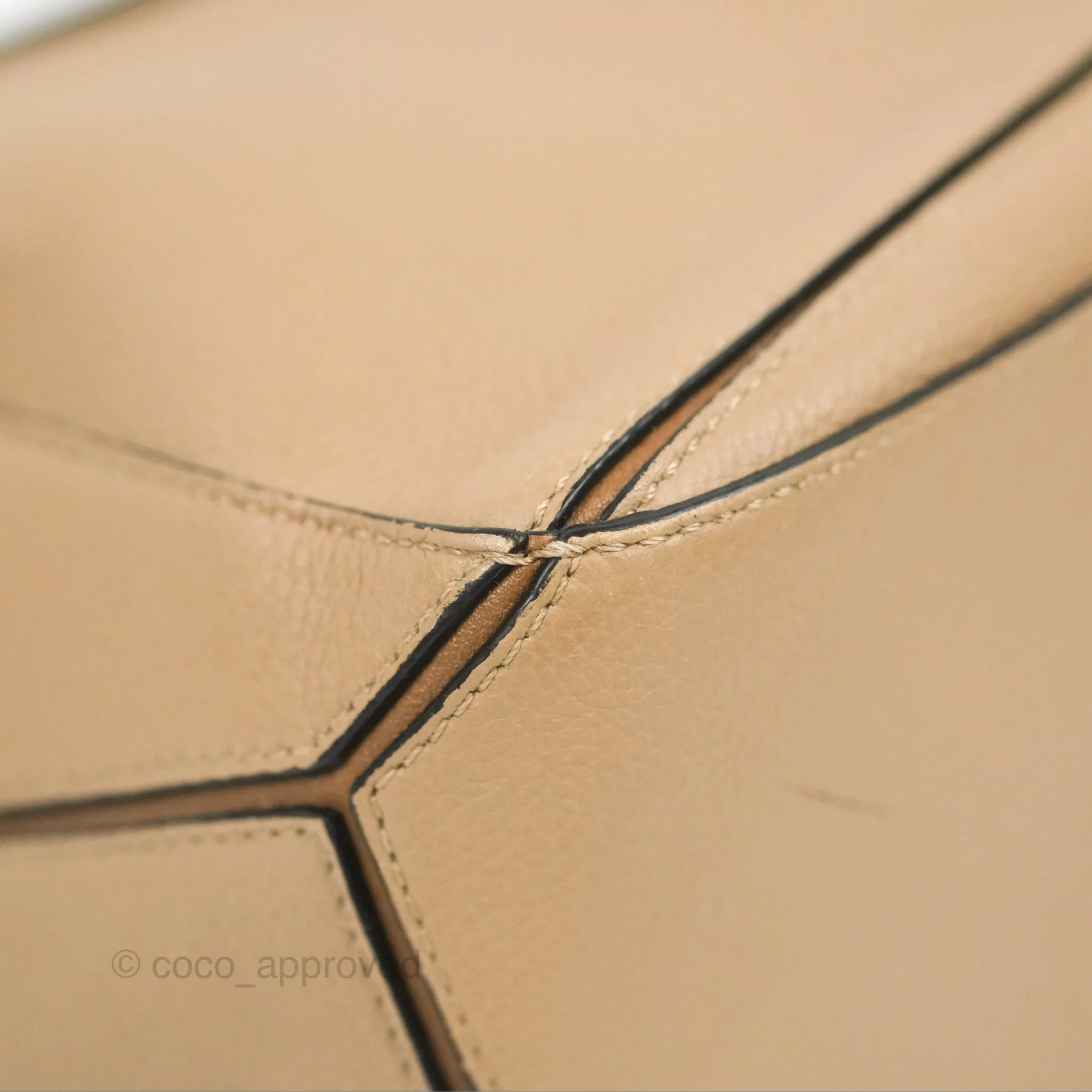 Loewe Small Puzzle Bag Sand Grained Calfskin