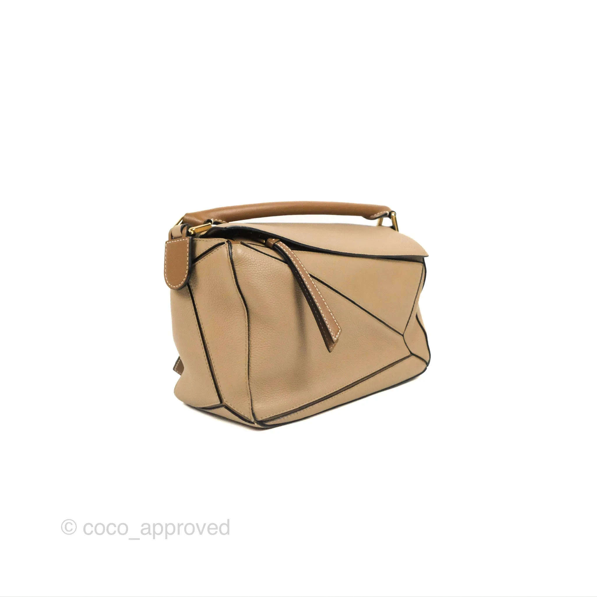 Loewe Small Puzzle Bag Sand Grained Calfskin