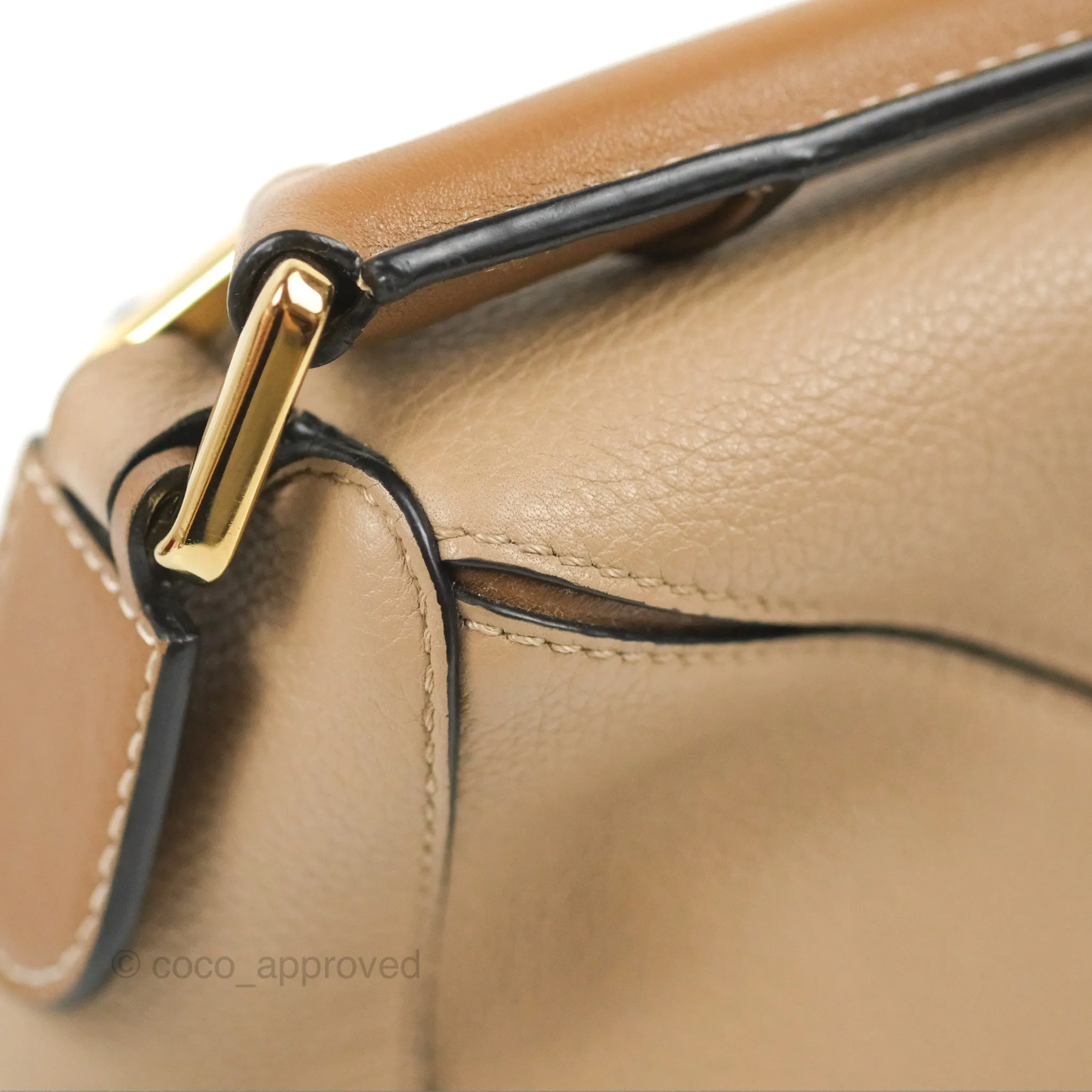 Loewe Small Puzzle Bag Sand Grained Calfskin
