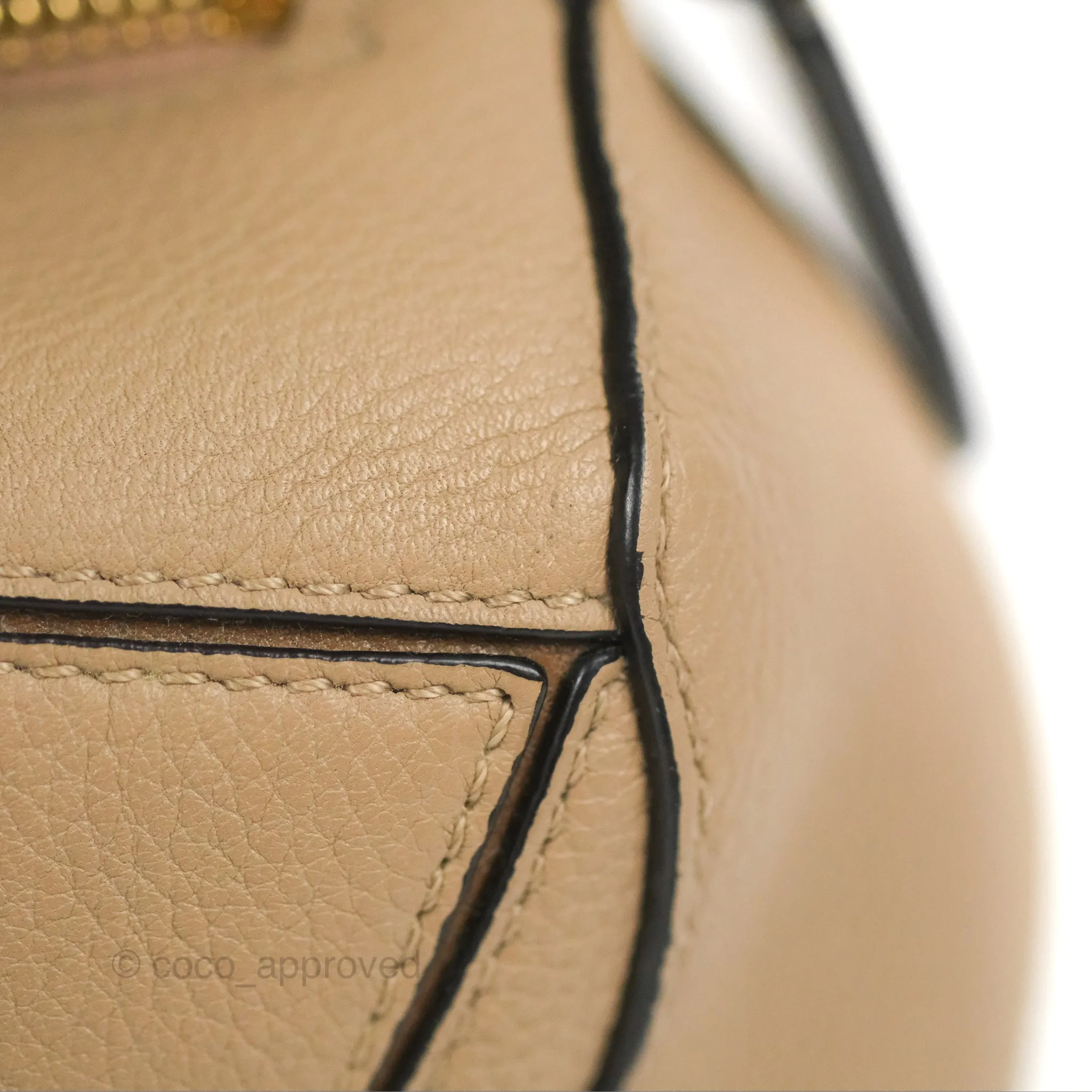 Loewe Small Puzzle Bag Sand Grained Calfskin