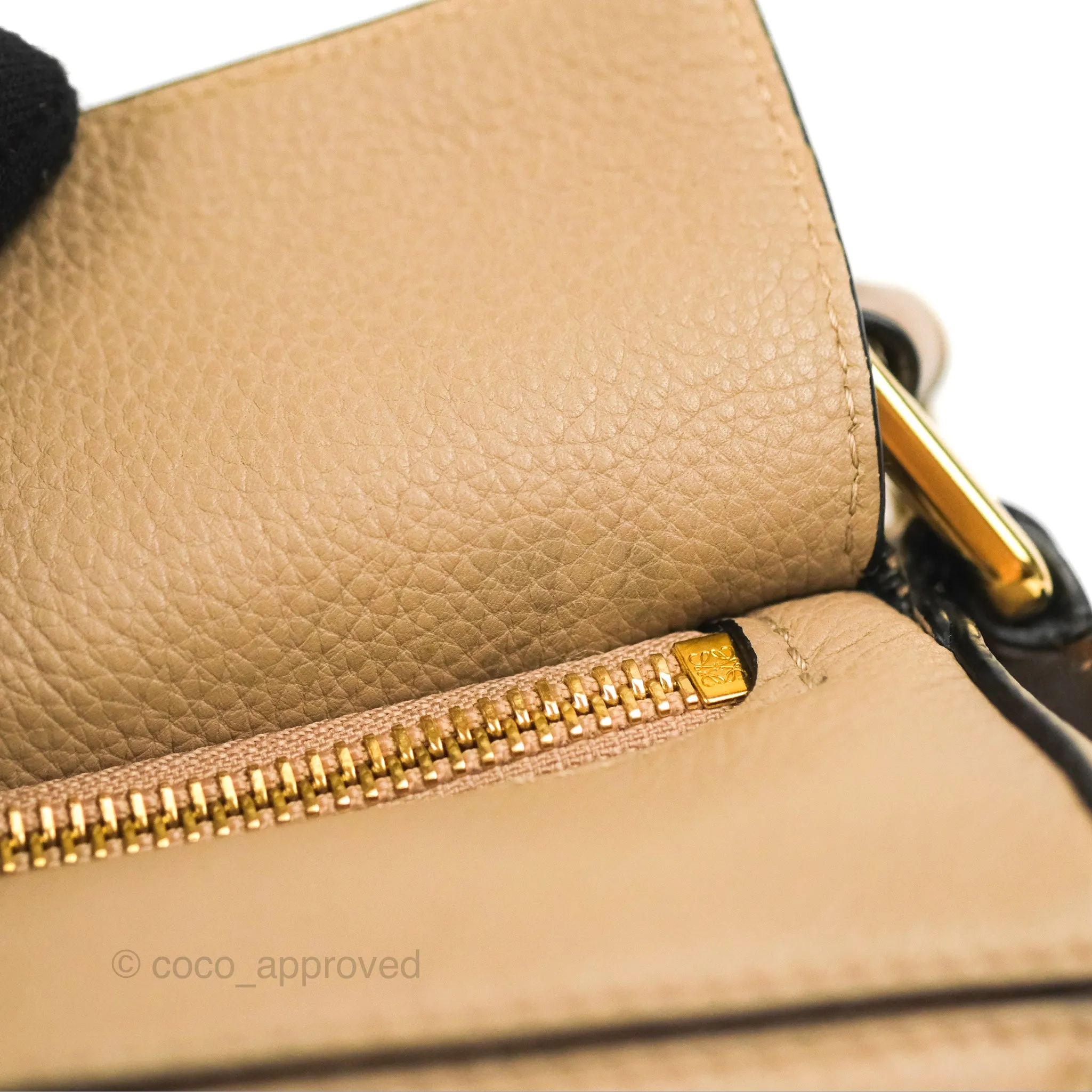 Loewe Small Puzzle Bag Sand Grained Calfskin