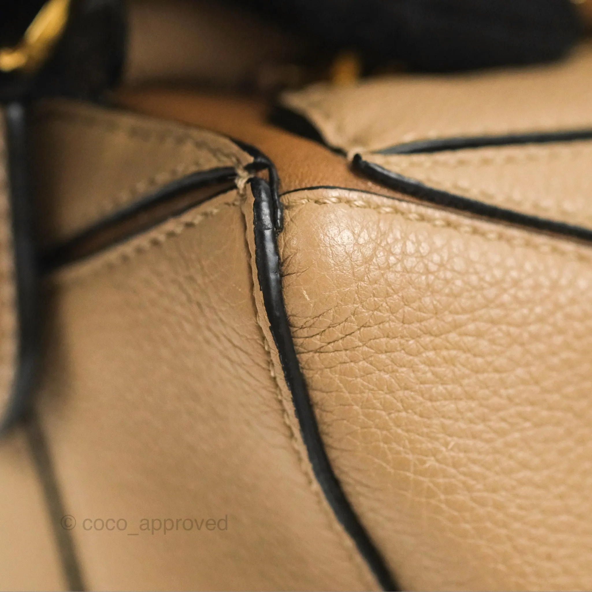 Loewe Small Puzzle Bag Sand Grained Calfskin