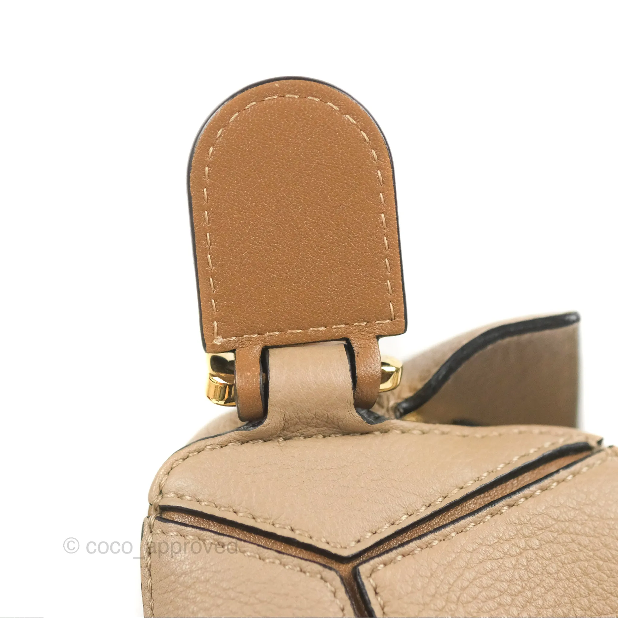 Loewe Small Puzzle Bag Sand Grained Calfskin