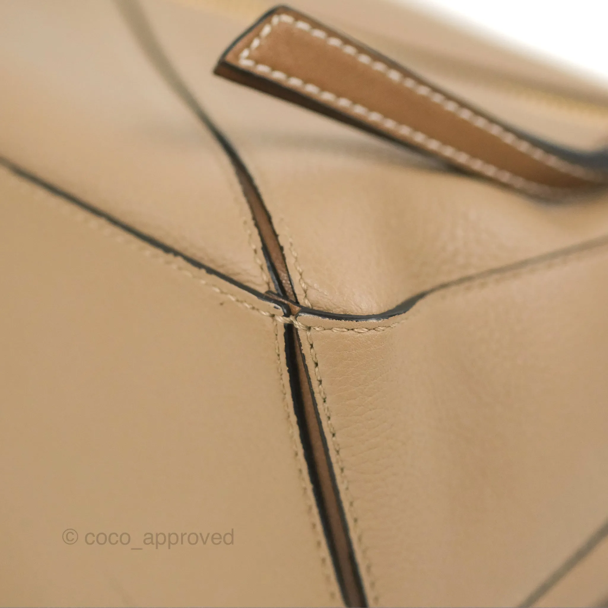 Loewe Small Puzzle Bag Sand Grained Calfskin
