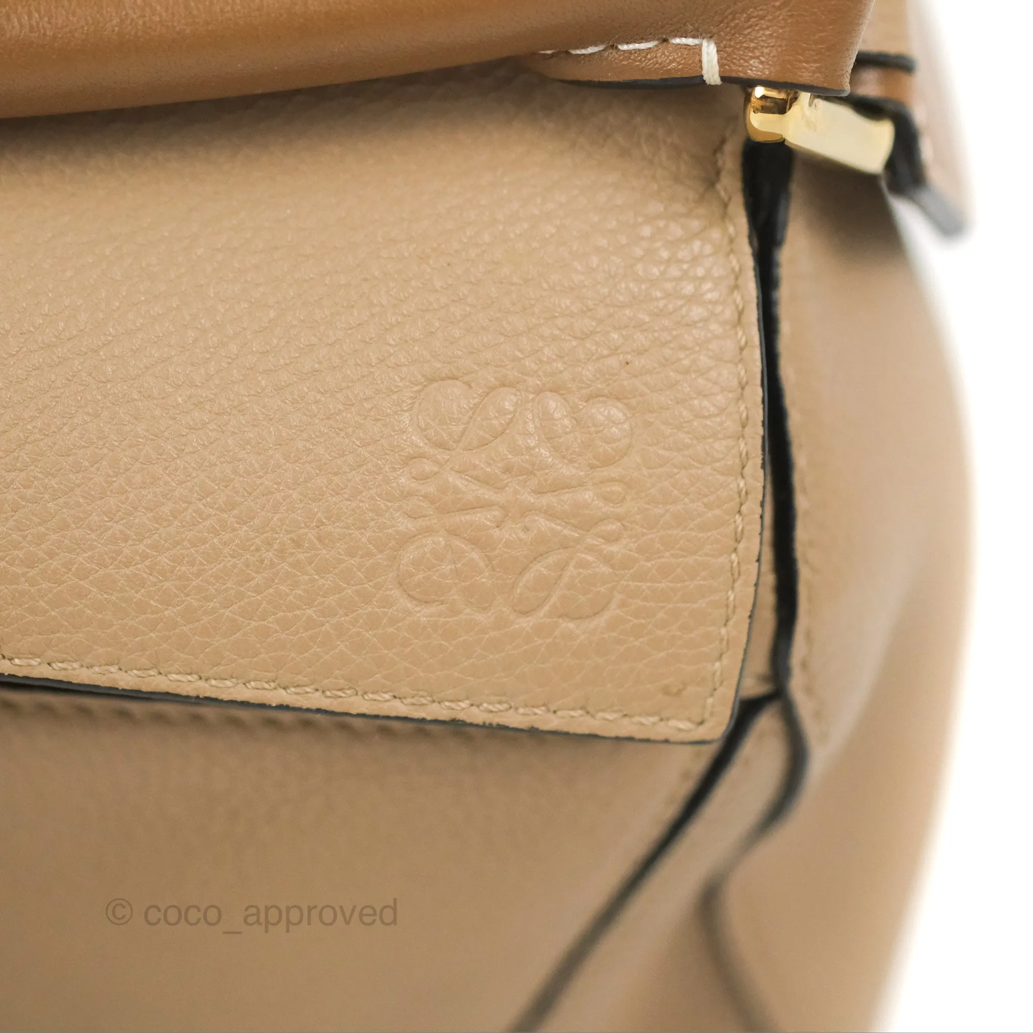 Loewe Small Puzzle Bag Sand Grained Calfskin