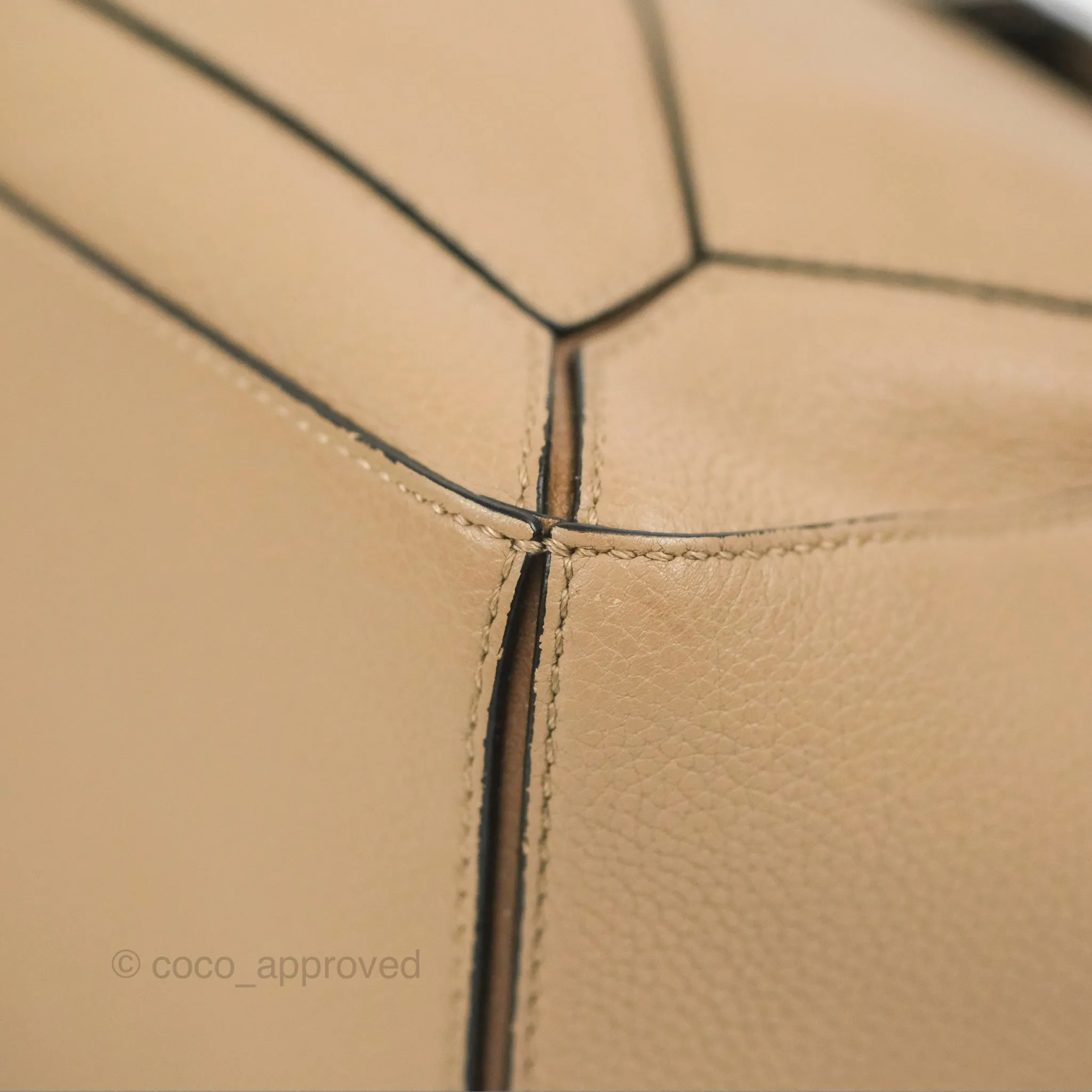 Loewe Small Puzzle Bag Sand Grained Calfskin
