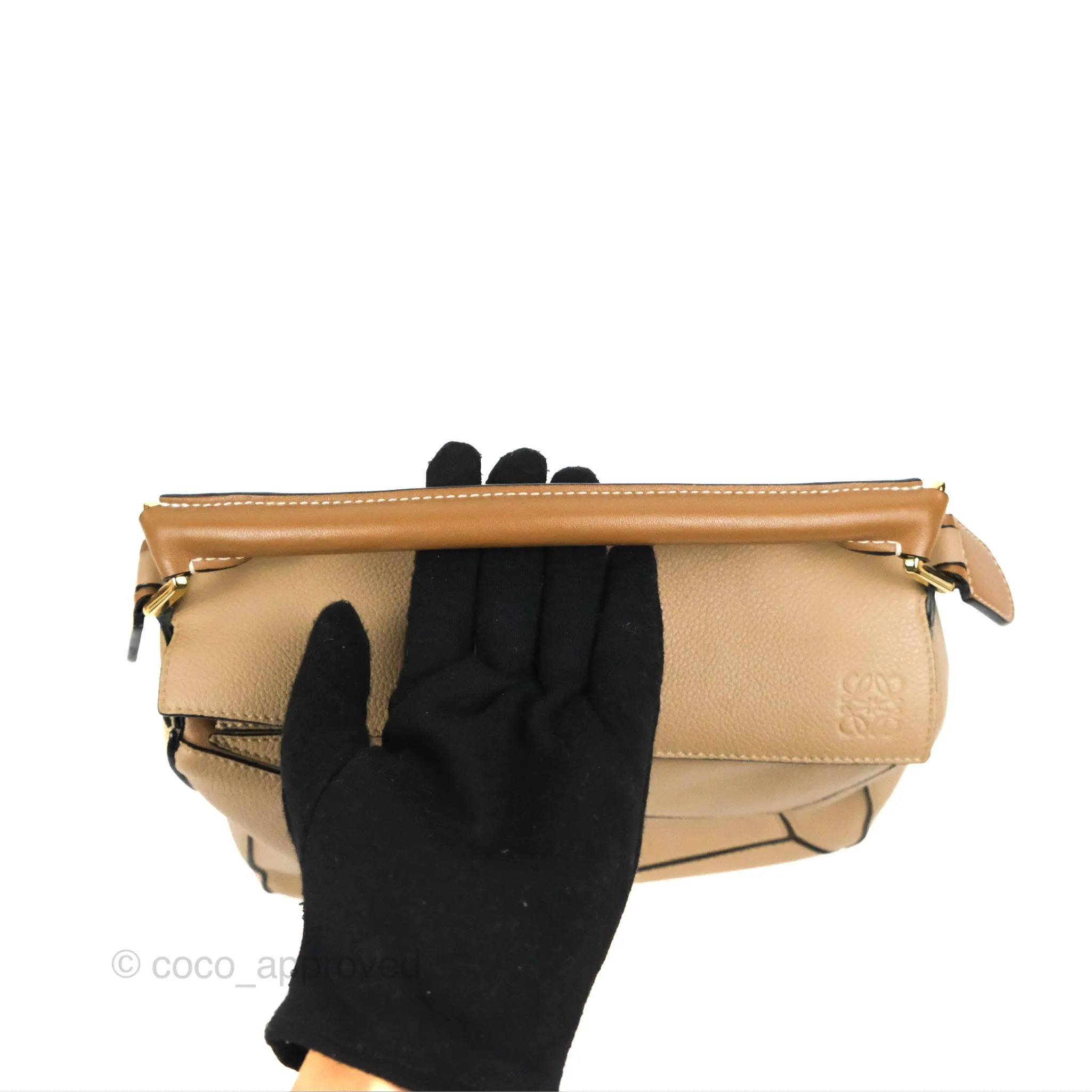 Loewe Small Puzzle Bag Sand Grained Calfskin