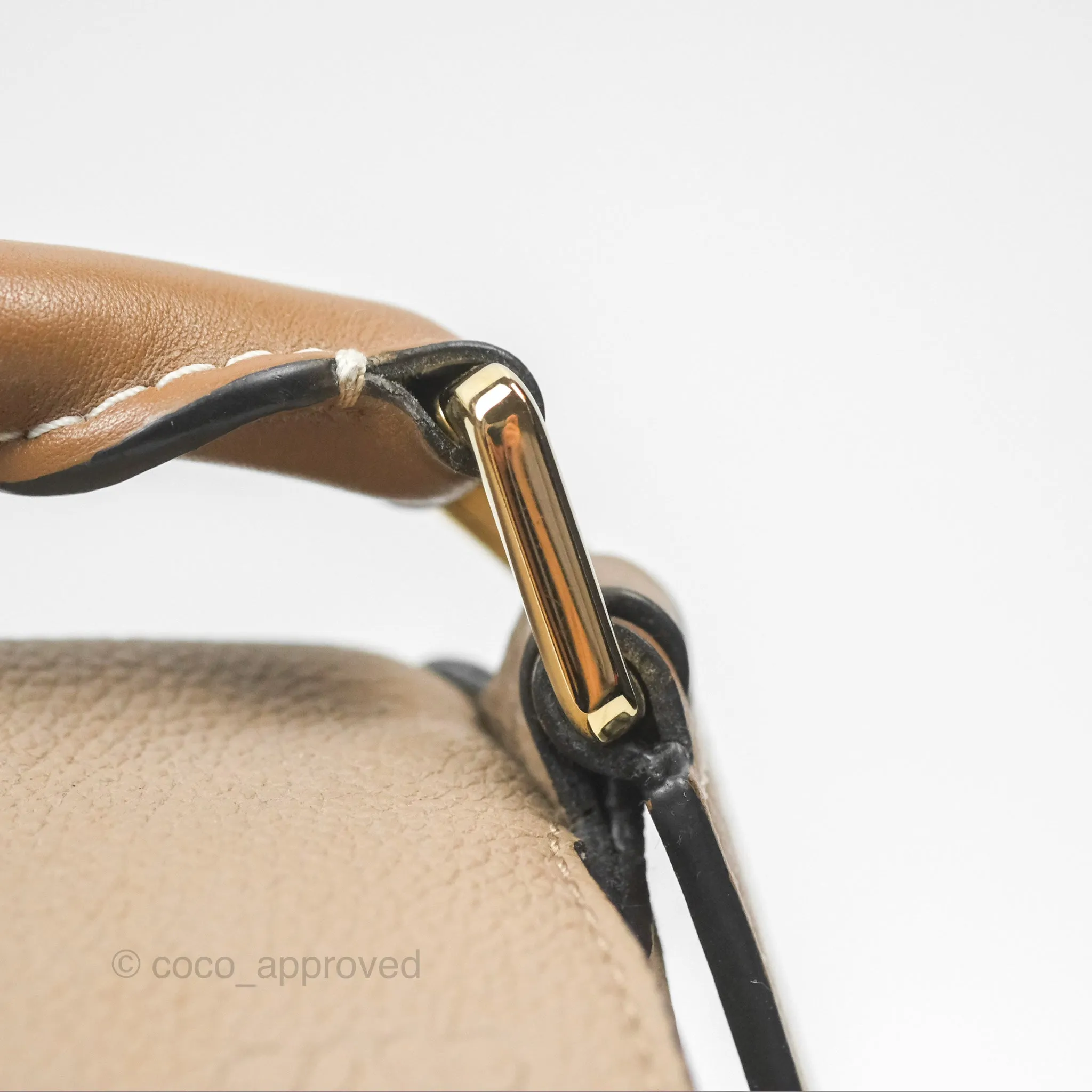 Loewe Small Puzzle Bag Sand Mink Grained Calfskin