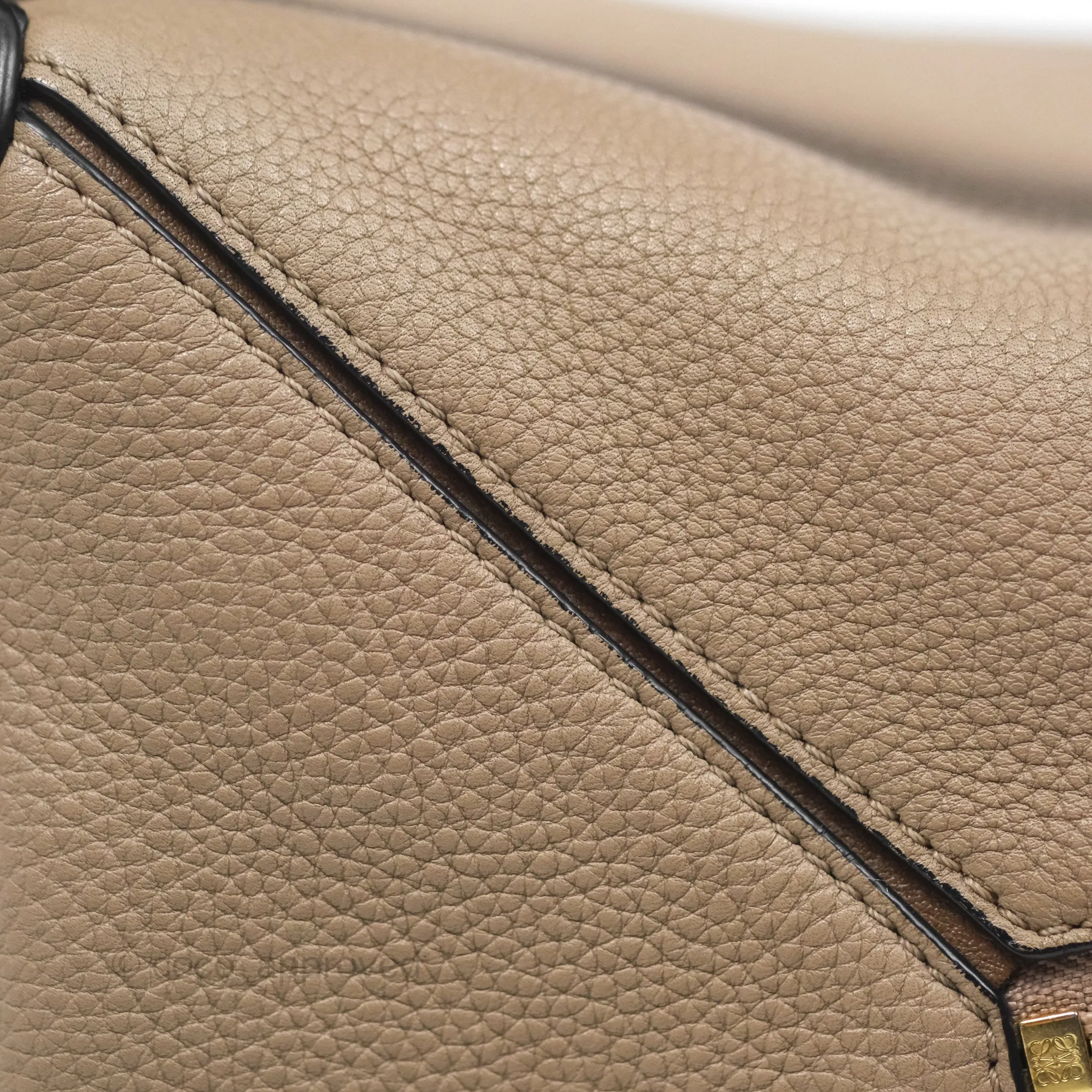 Loewe Small Puzzle Bag Sand Mink Grained Calfskin
