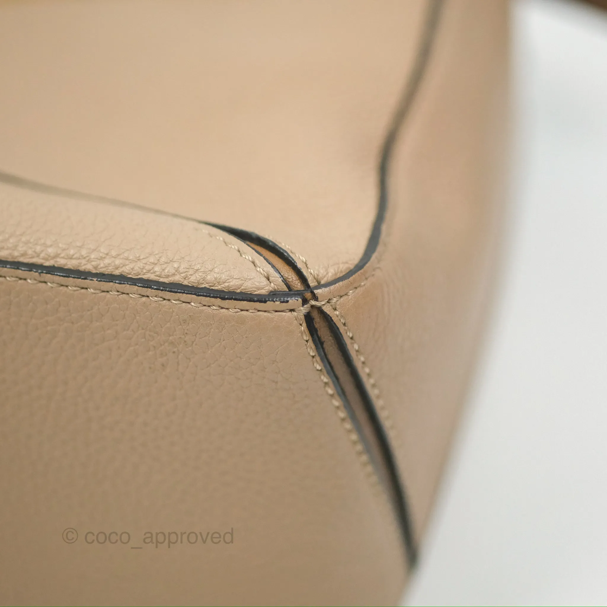 Loewe Small Puzzle Bag Sand Mink Grained Calfskin