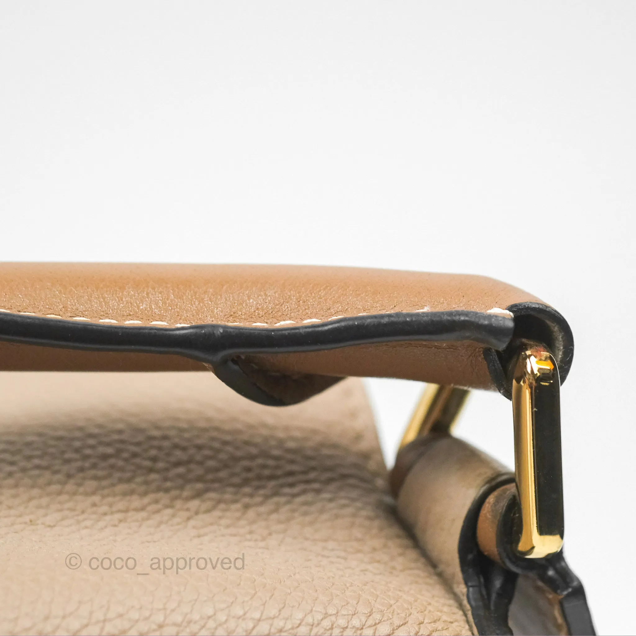 Loewe Small Puzzle Bag Sand Mink Grained Calfskin
