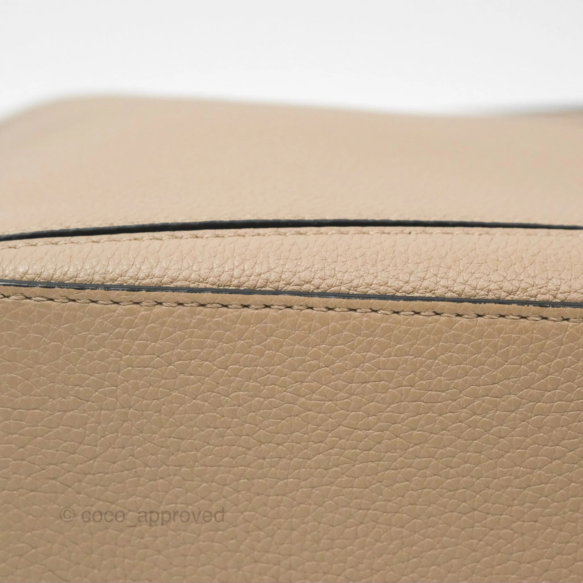 Loewe Small Puzzle Bag Sand Mink Grained Calfskin