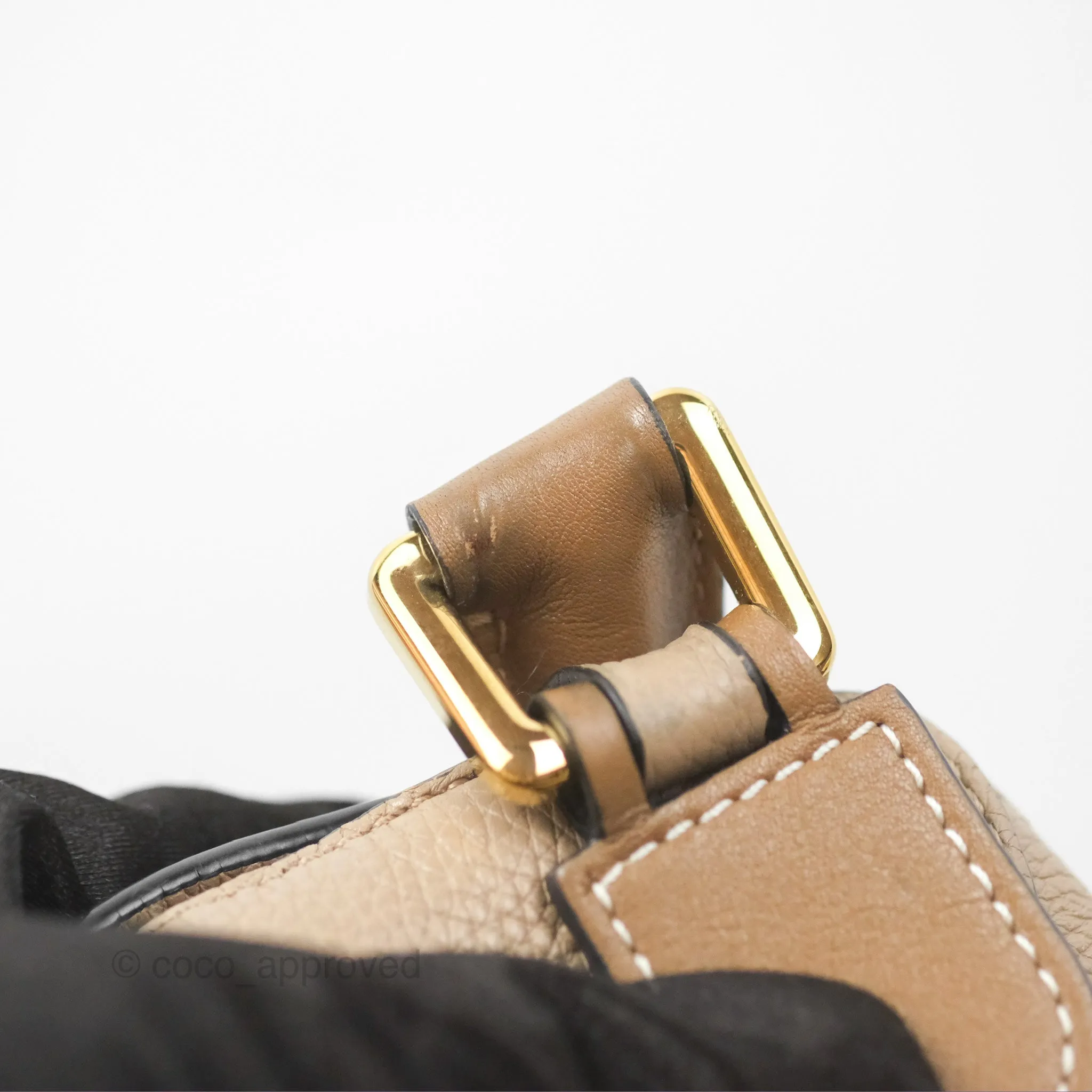 Loewe Small Puzzle Bag Sand Mink Grained Calfskin