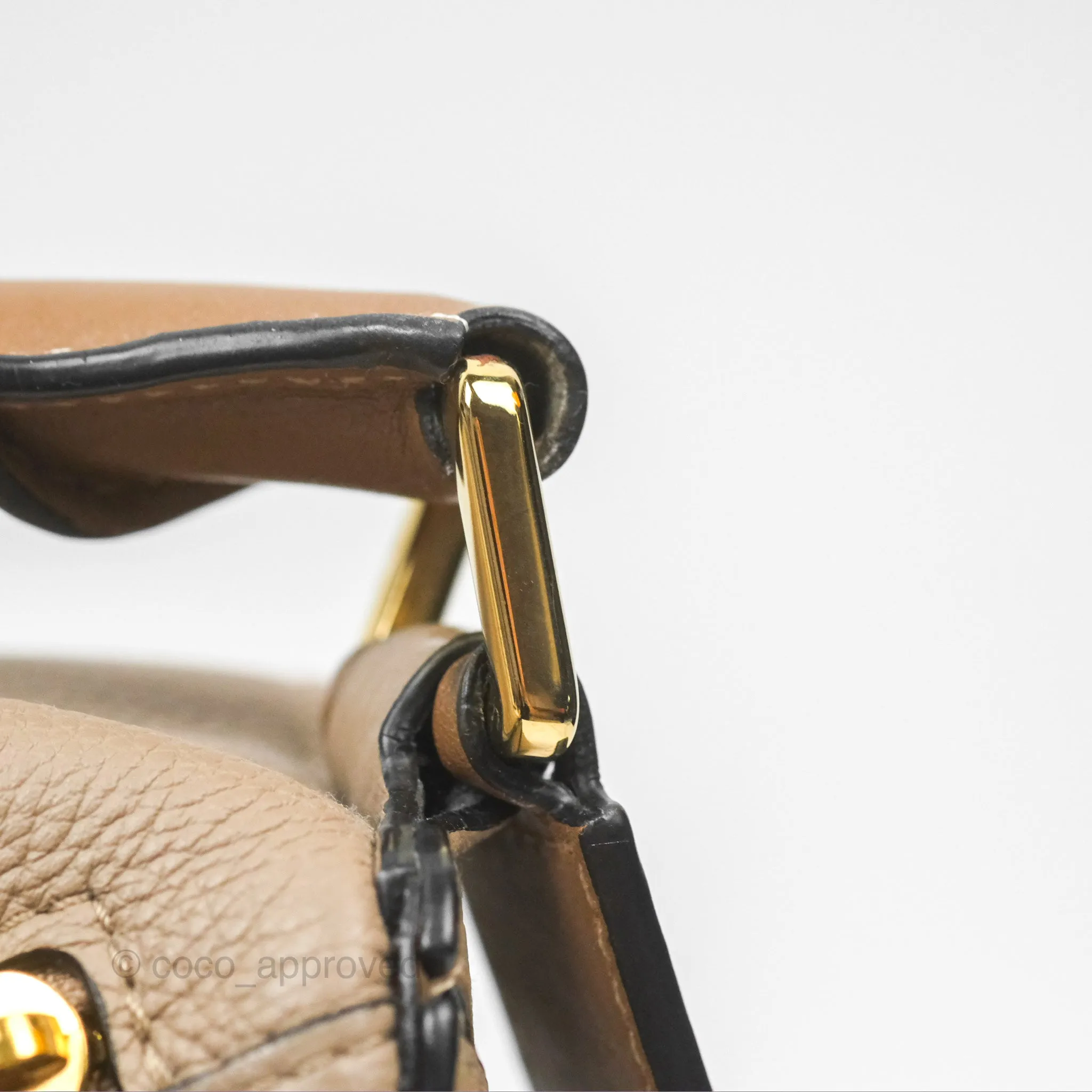 Loewe Small Puzzle Bag Sand Mink Grained Calfskin