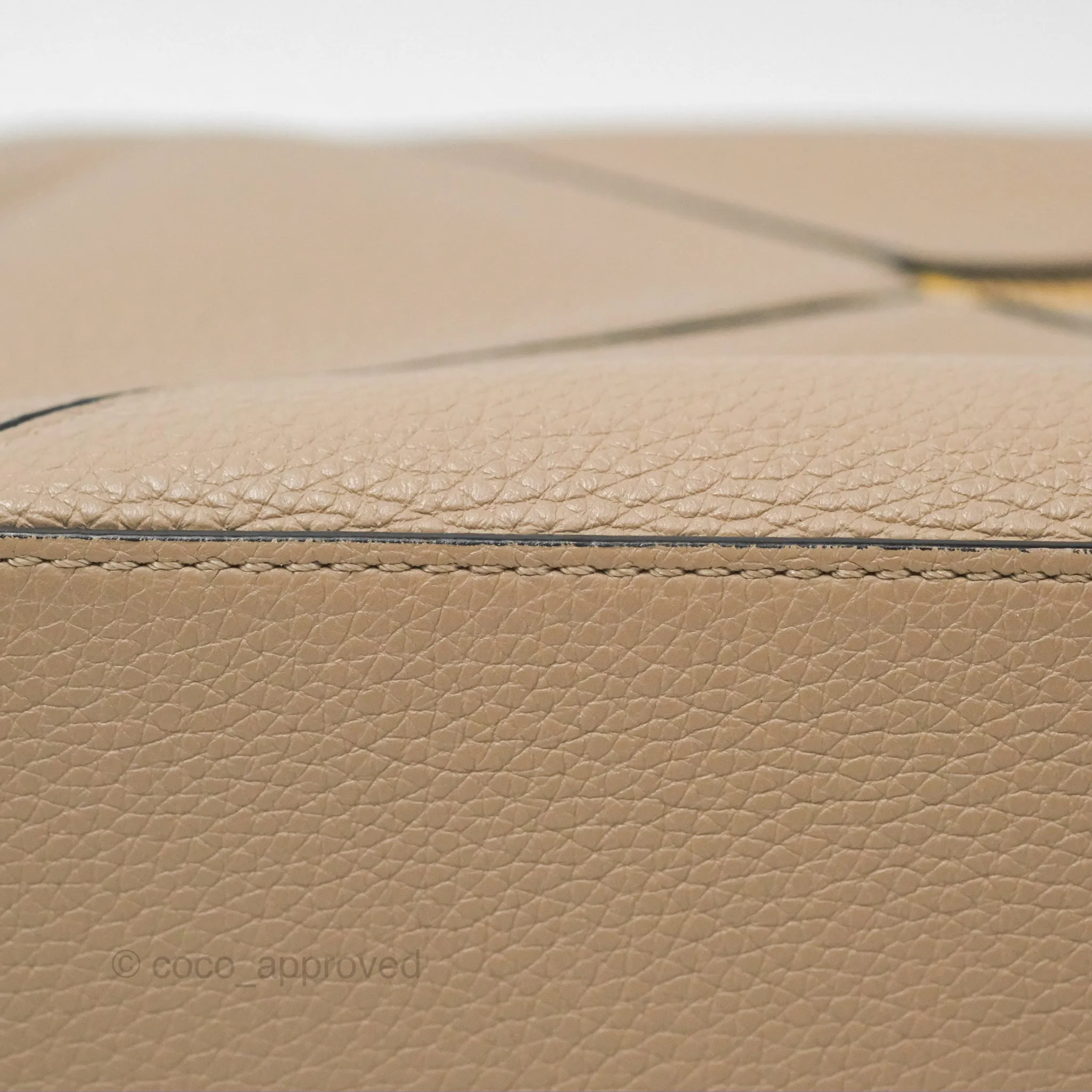 Loewe Small Puzzle Bag Sand Mink Grained Calfskin