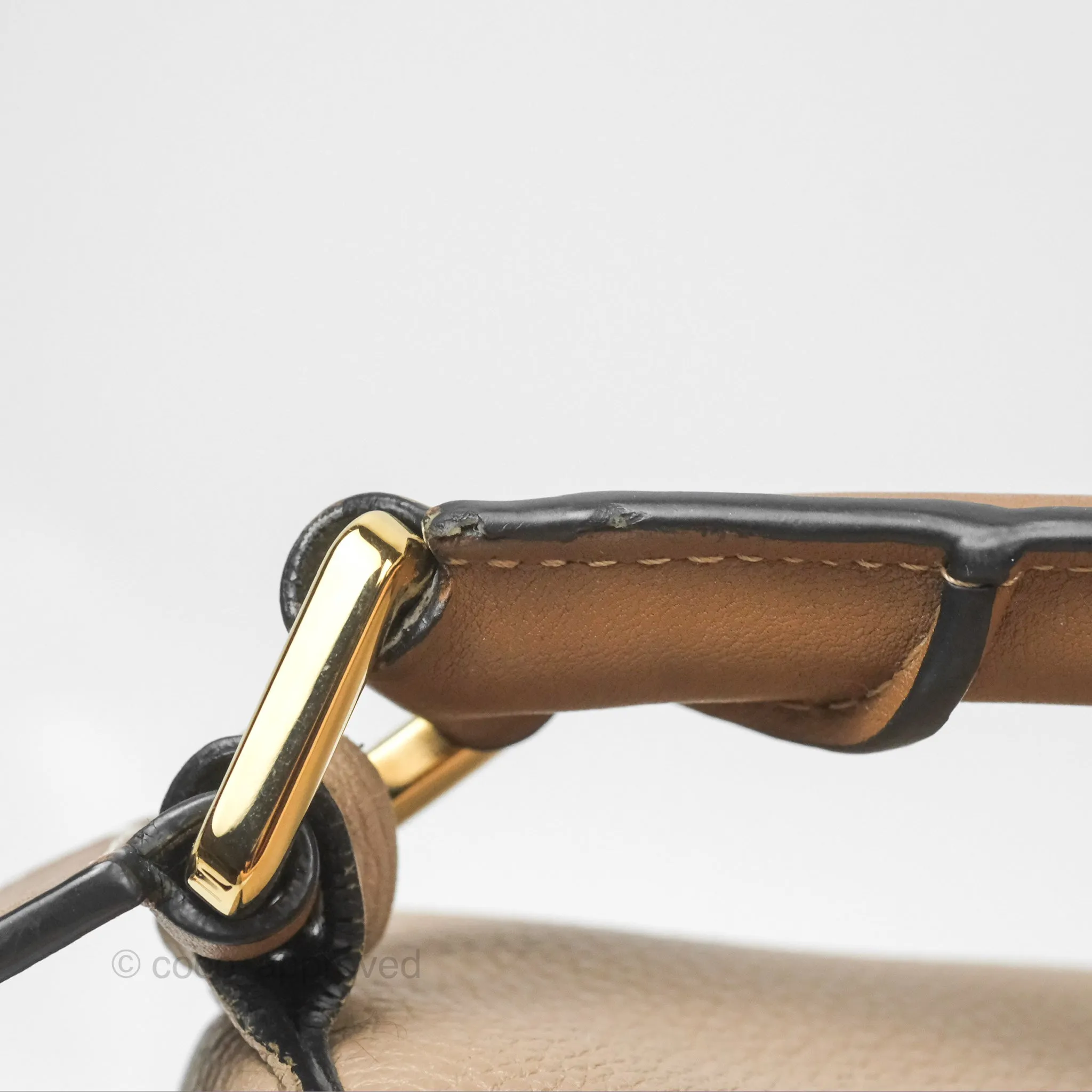 Loewe Small Puzzle Bag Sand Mink Grained Calfskin