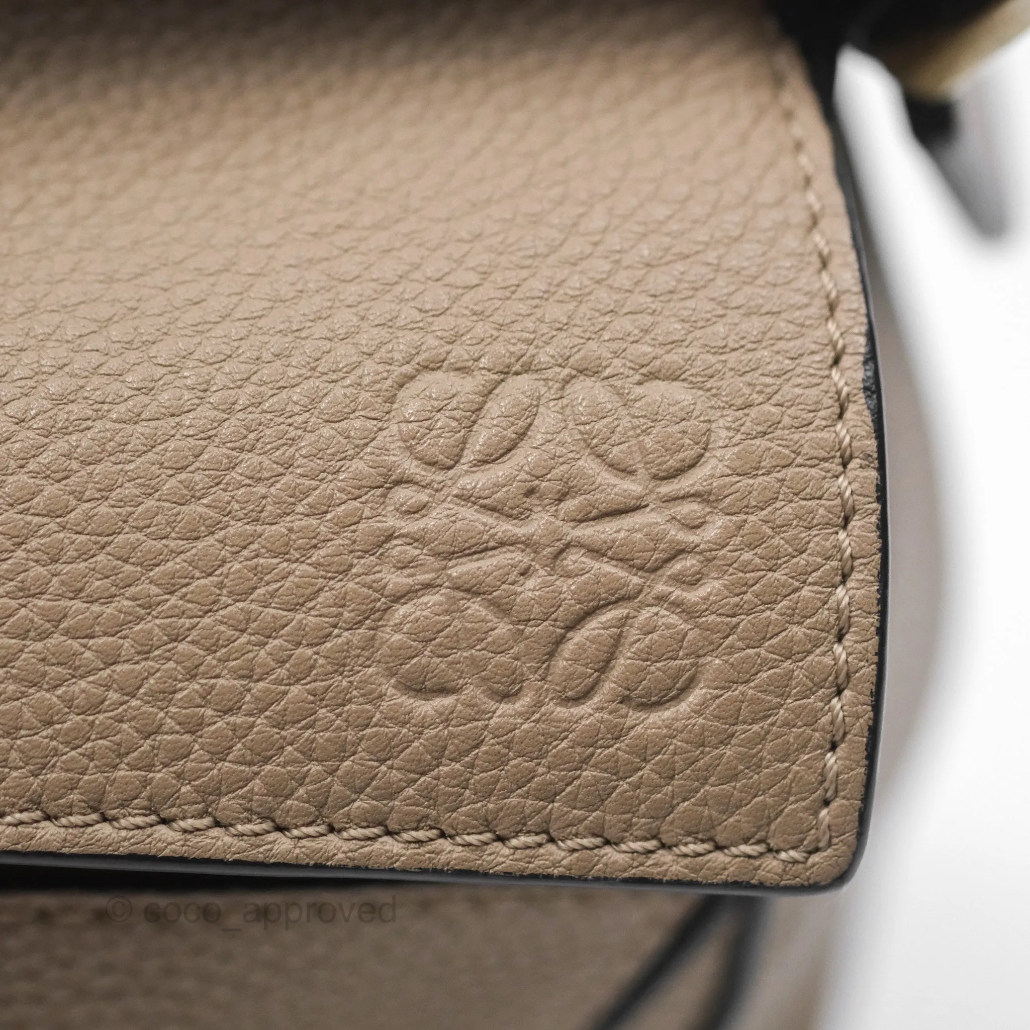 Loewe Small Puzzle Bag Sand Mink Grained Calfskin