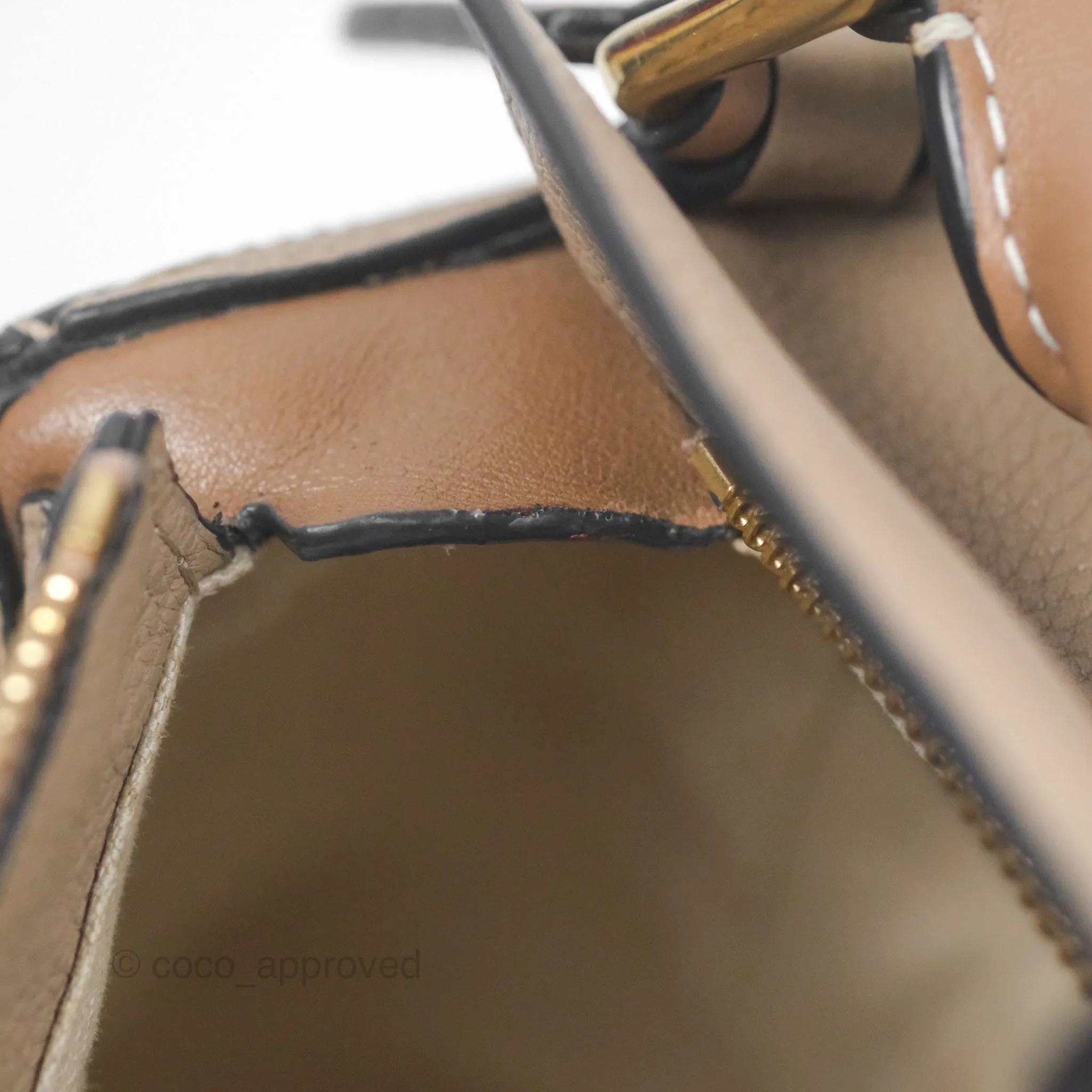 Loewe Small Puzzle Bag Sand Mink Grained Calfskin