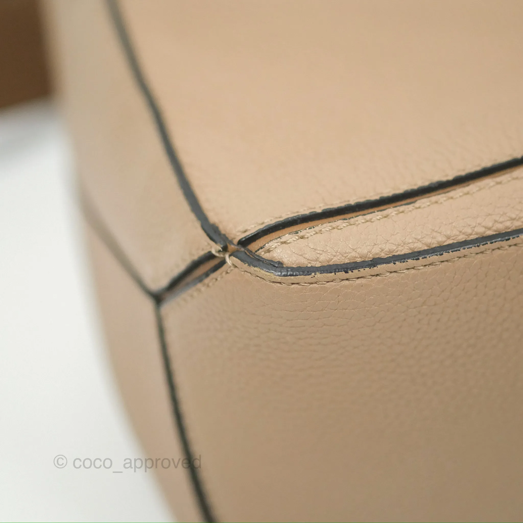 Loewe Small Puzzle Bag Sand Mink Grained Calfskin