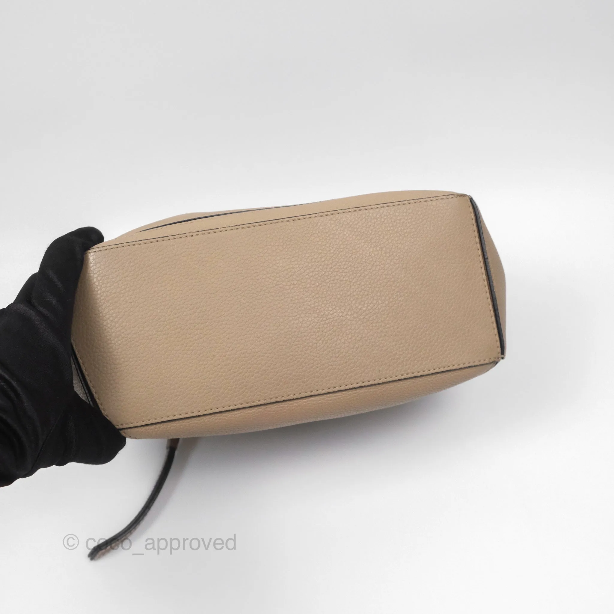 Loewe Small Puzzle Bag Sand Mink Grained Calfskin