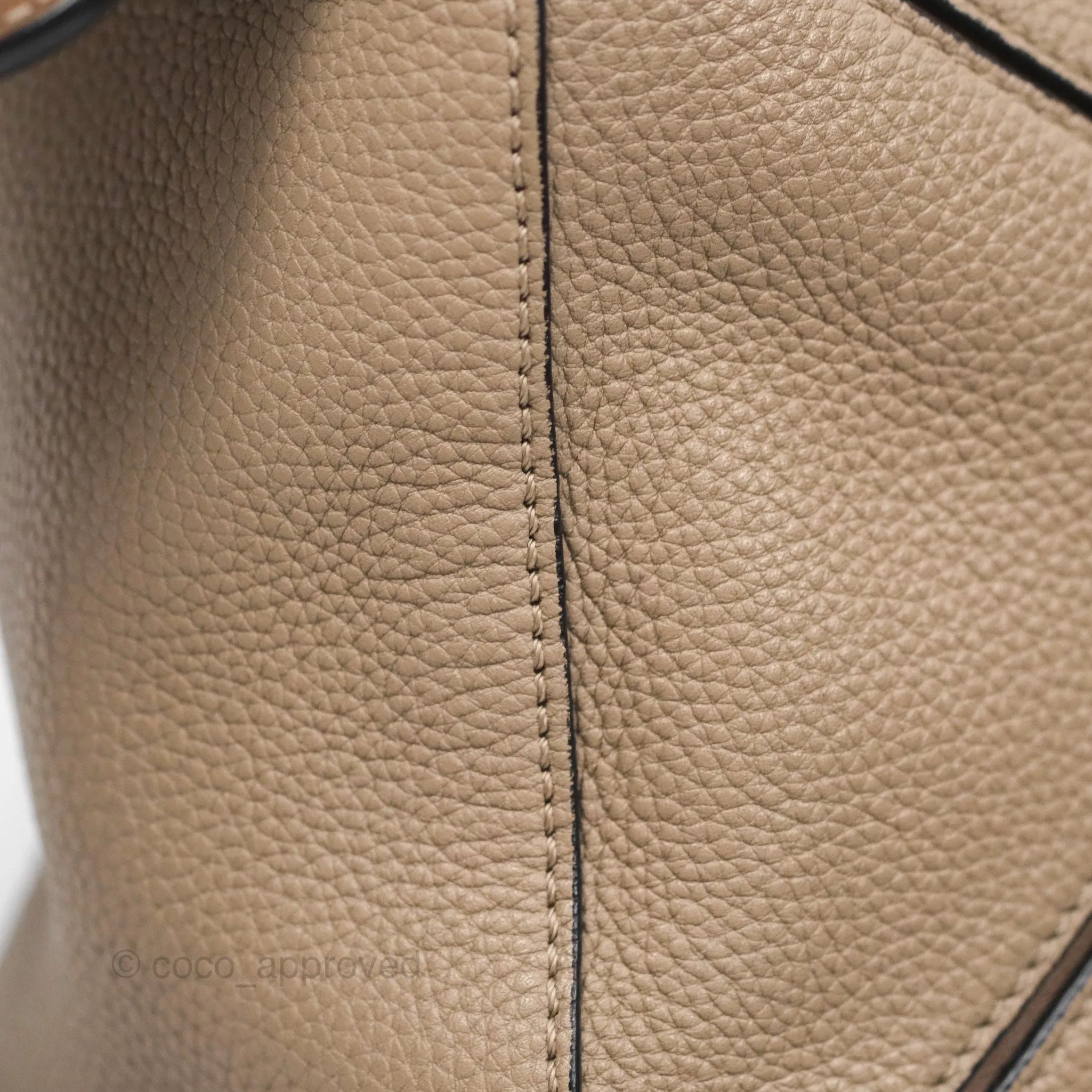 Loewe Small Puzzle Bag Sand Mink Grained Calfskin