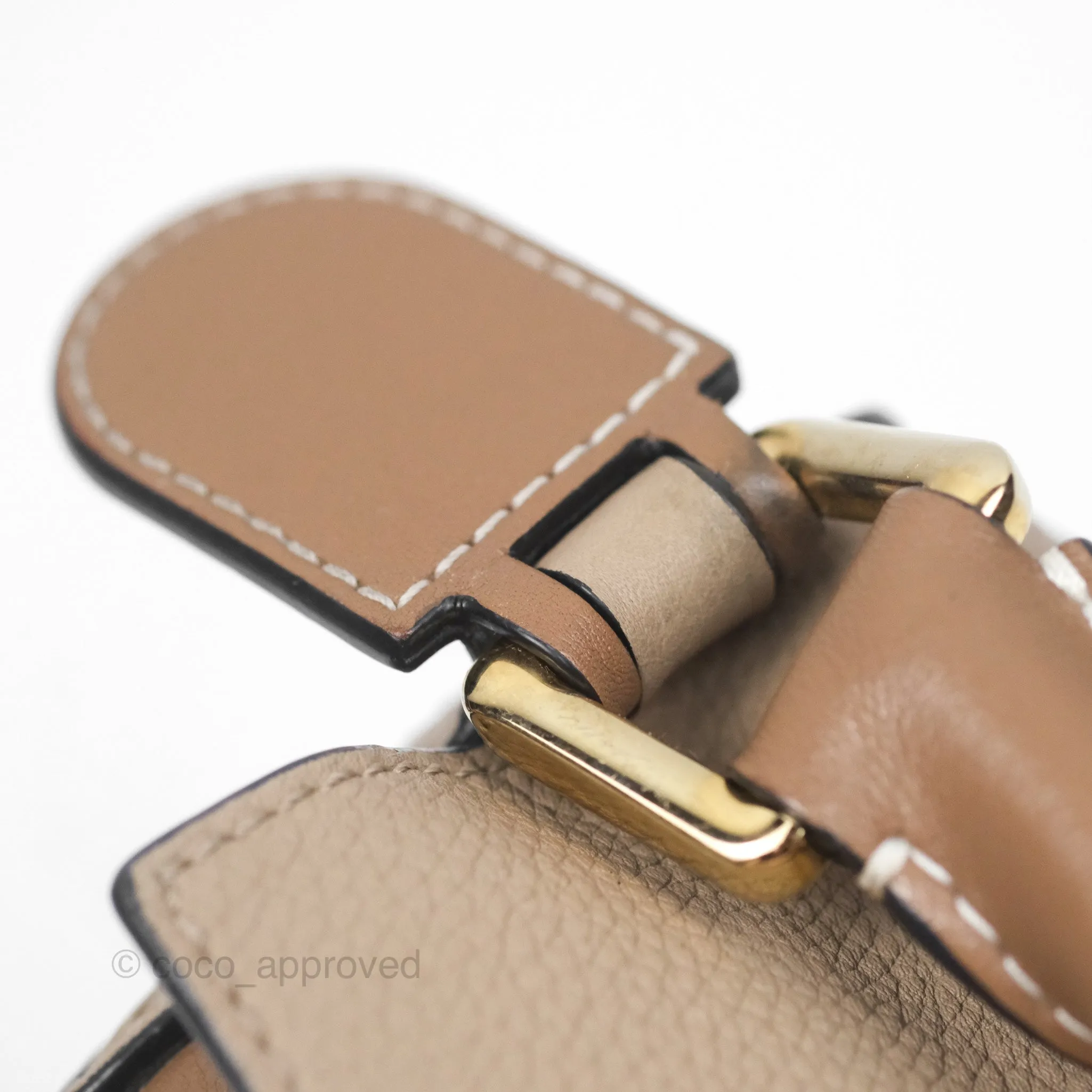 Loewe Small Puzzle Bag Sand Mink Grained Calfskin