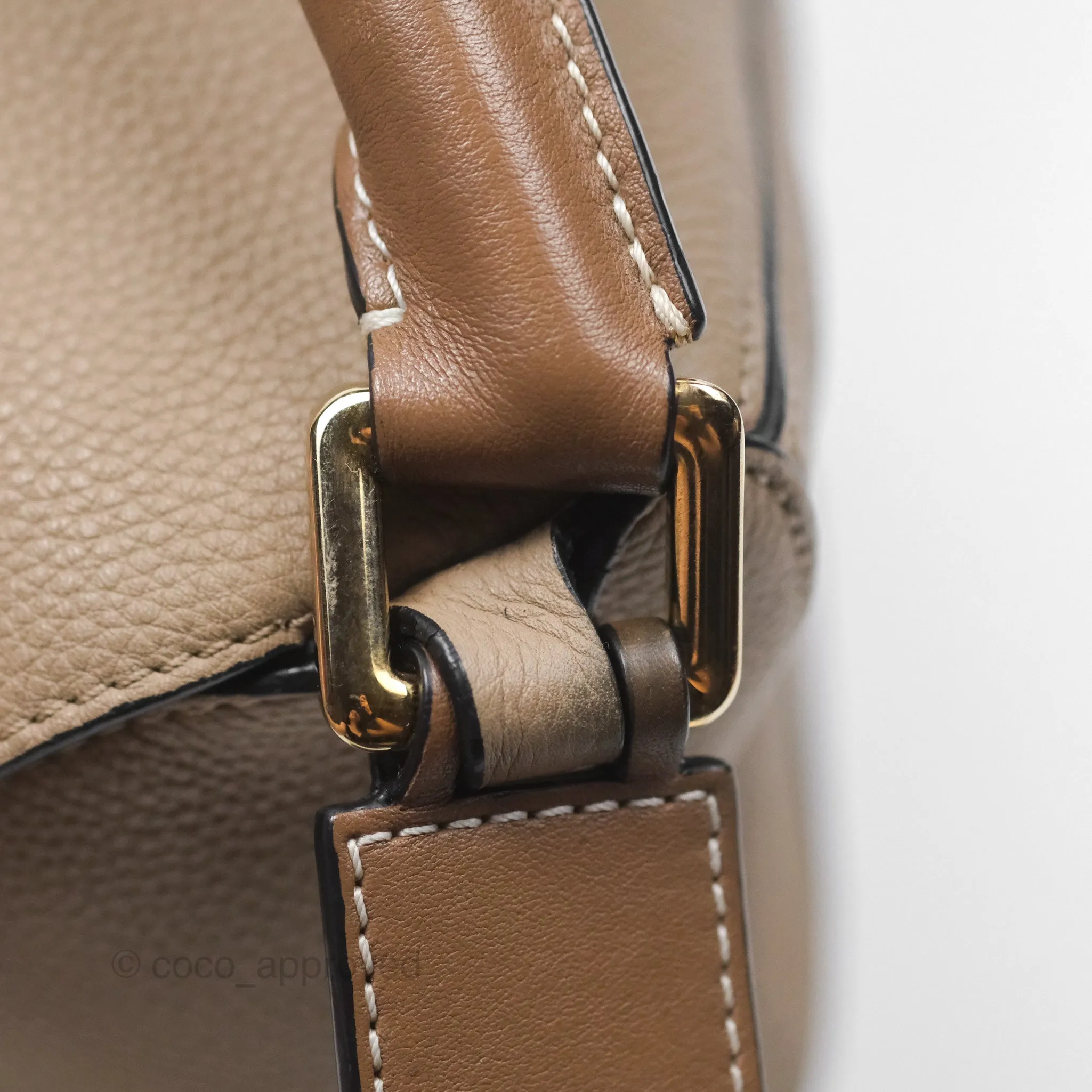 Loewe Small Puzzle Bag Sand Mink Grained Calfskin