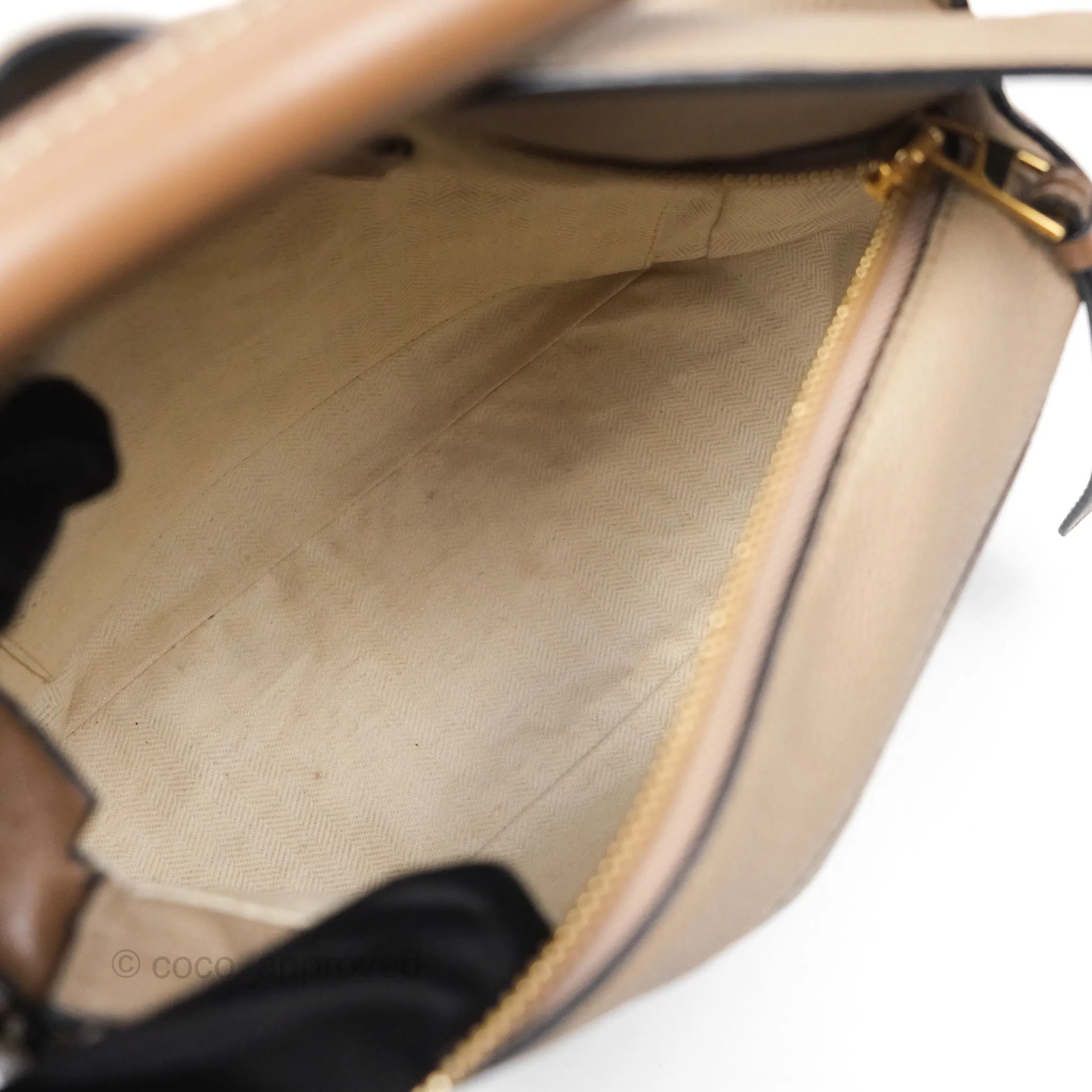 Loewe Small Puzzle Bag Sand Mink Grained Calfskin