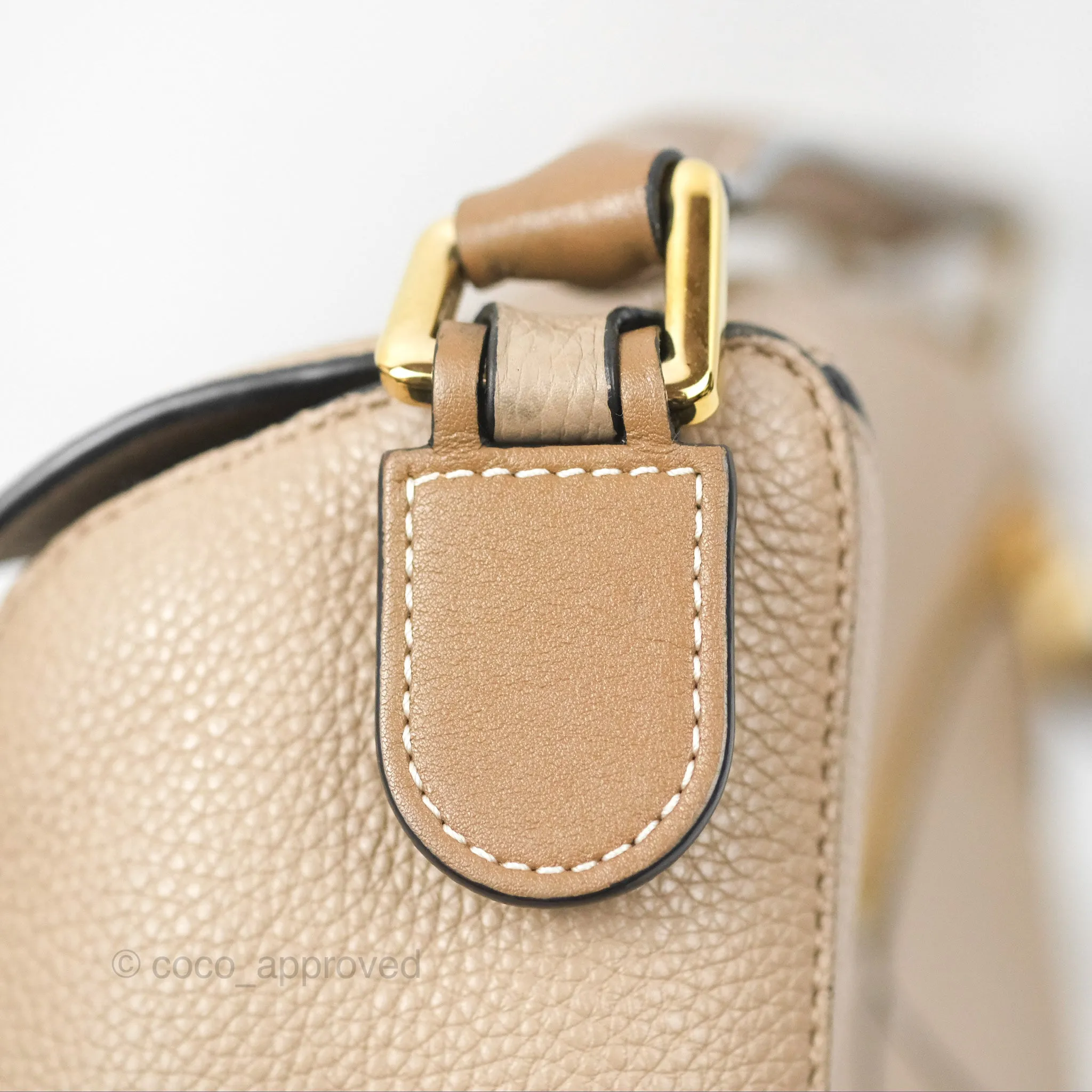 Loewe Small Puzzle Bag Sand Mink Grained Calfskin