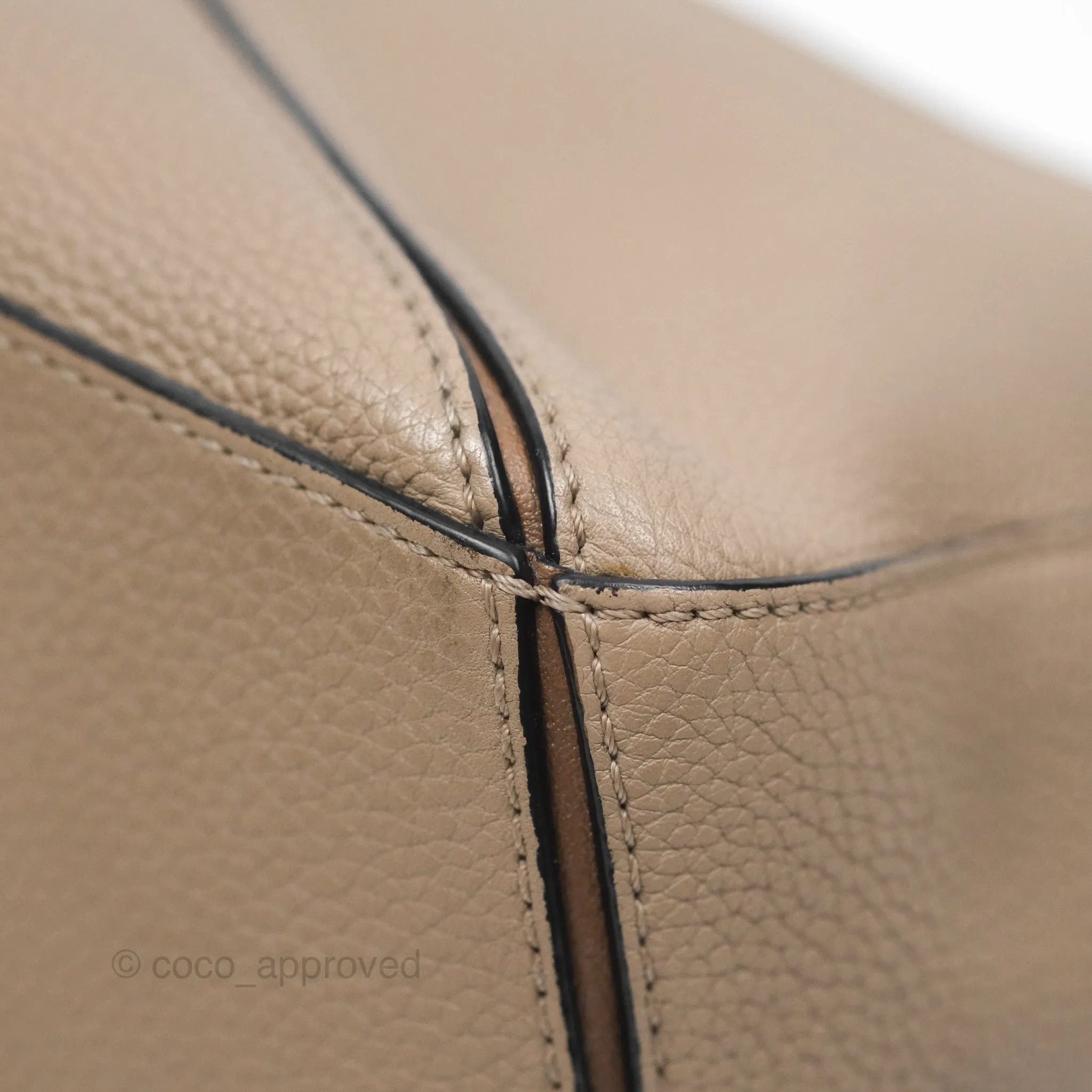 Loewe Small Puzzle Bag Sand Mink Grained Calfskin