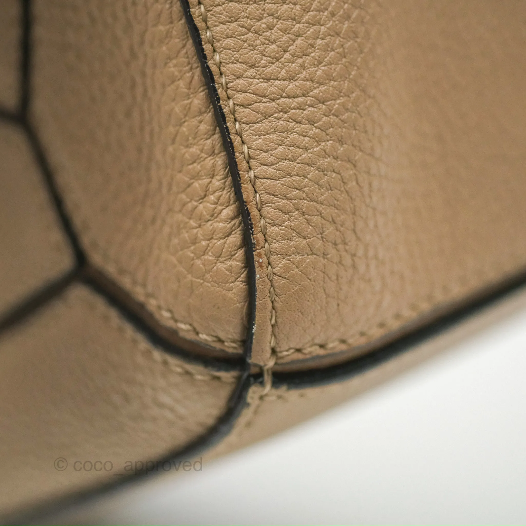 Loewe Small Puzzle Bag Sand Mink Grained Calfskin