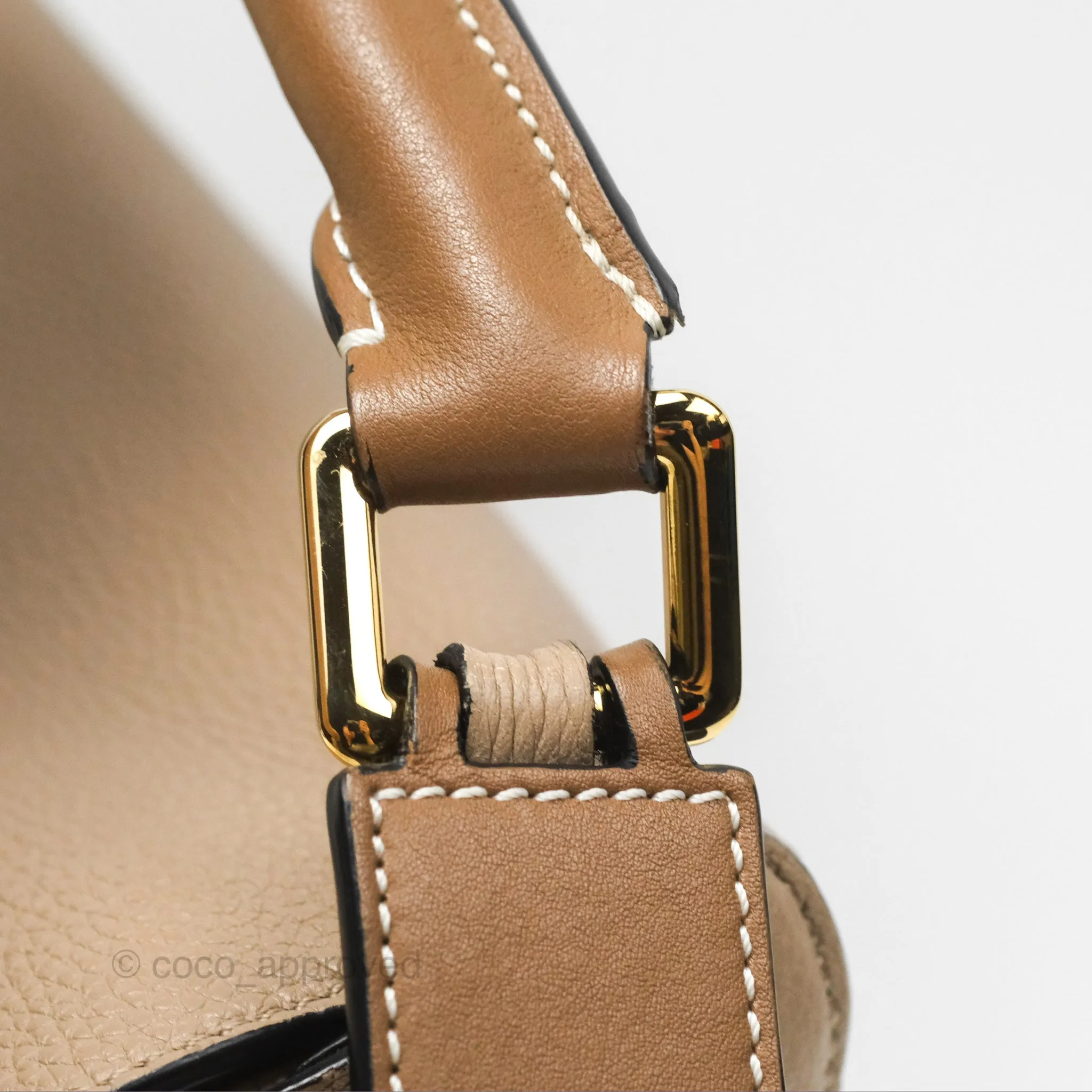 Loewe Small Puzzle Bag Sand Mink Grained Calfskin