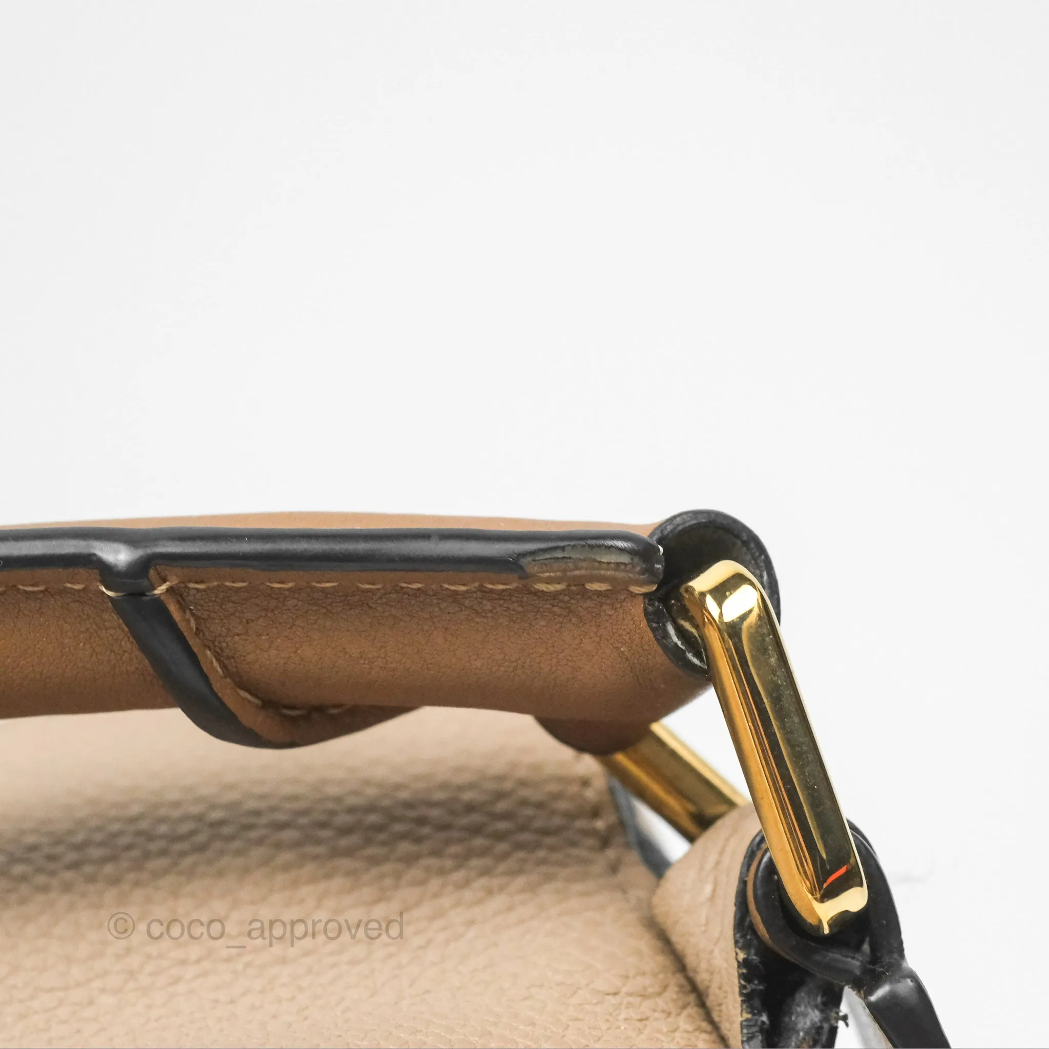 Loewe Small Puzzle Bag Sand Mink Grained Calfskin