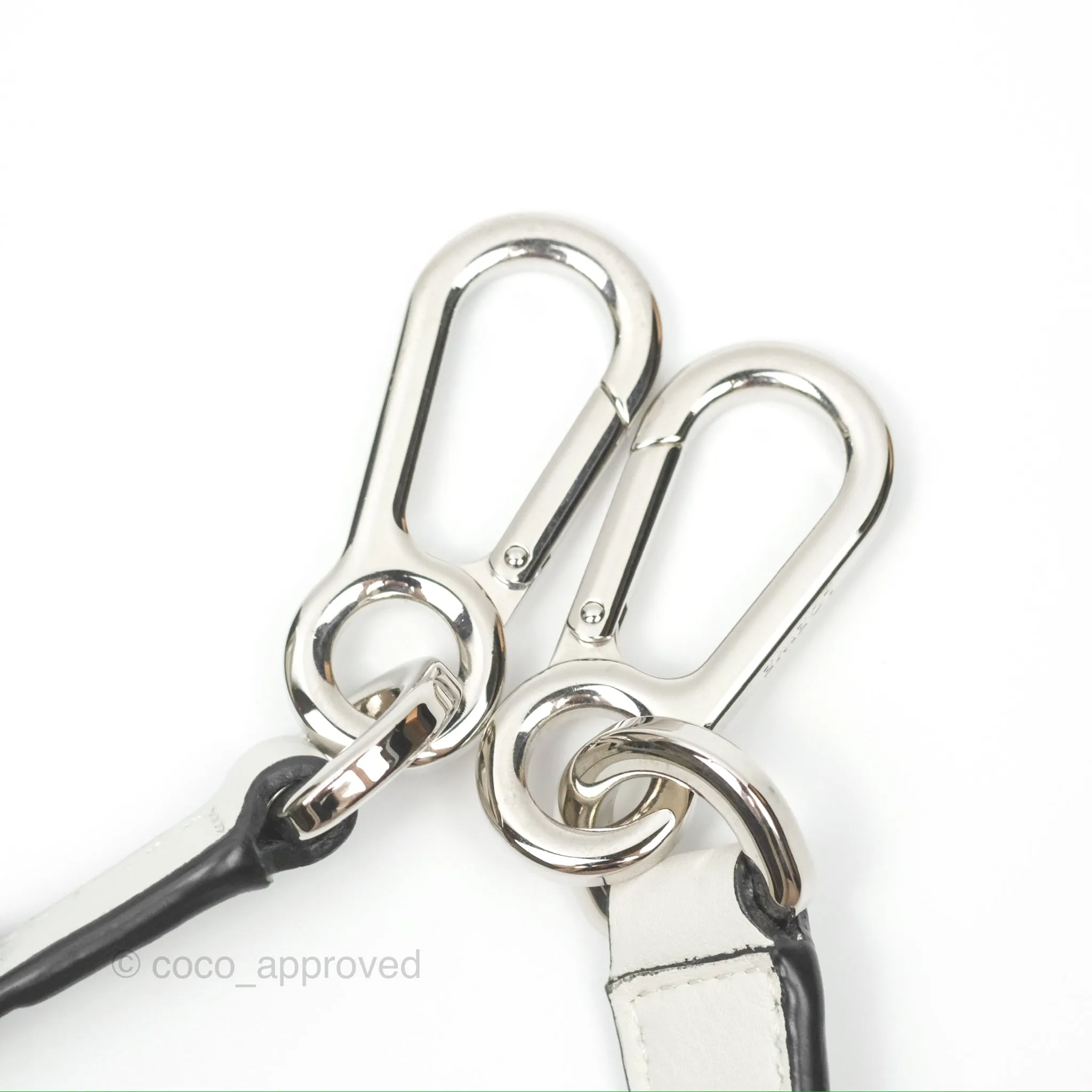 Loewe Small Puzzle Bag Soft White/ Rosemary Calfskin Silver Hardware