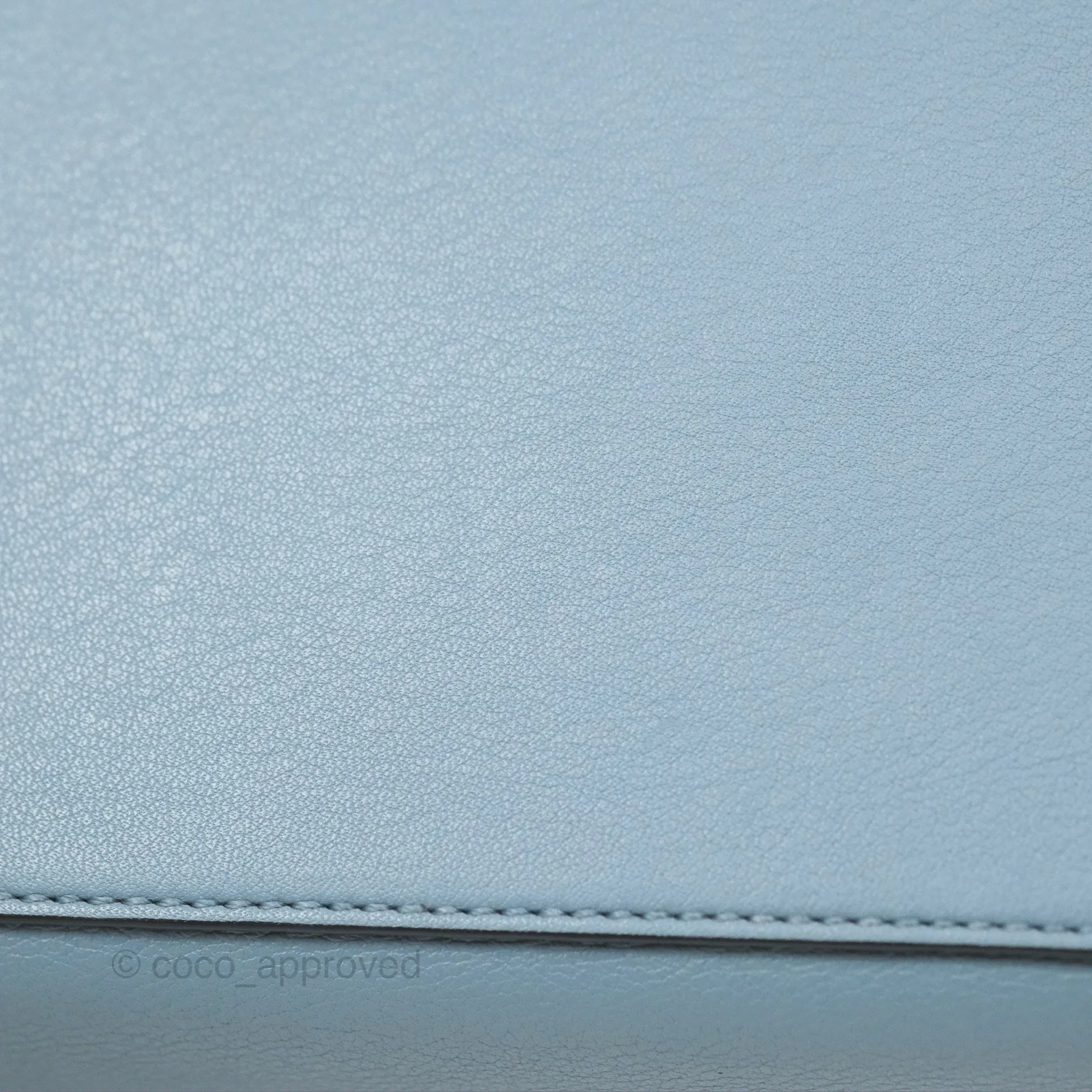 Loewe Small Puzzle Bag Stone Blue Calfskin