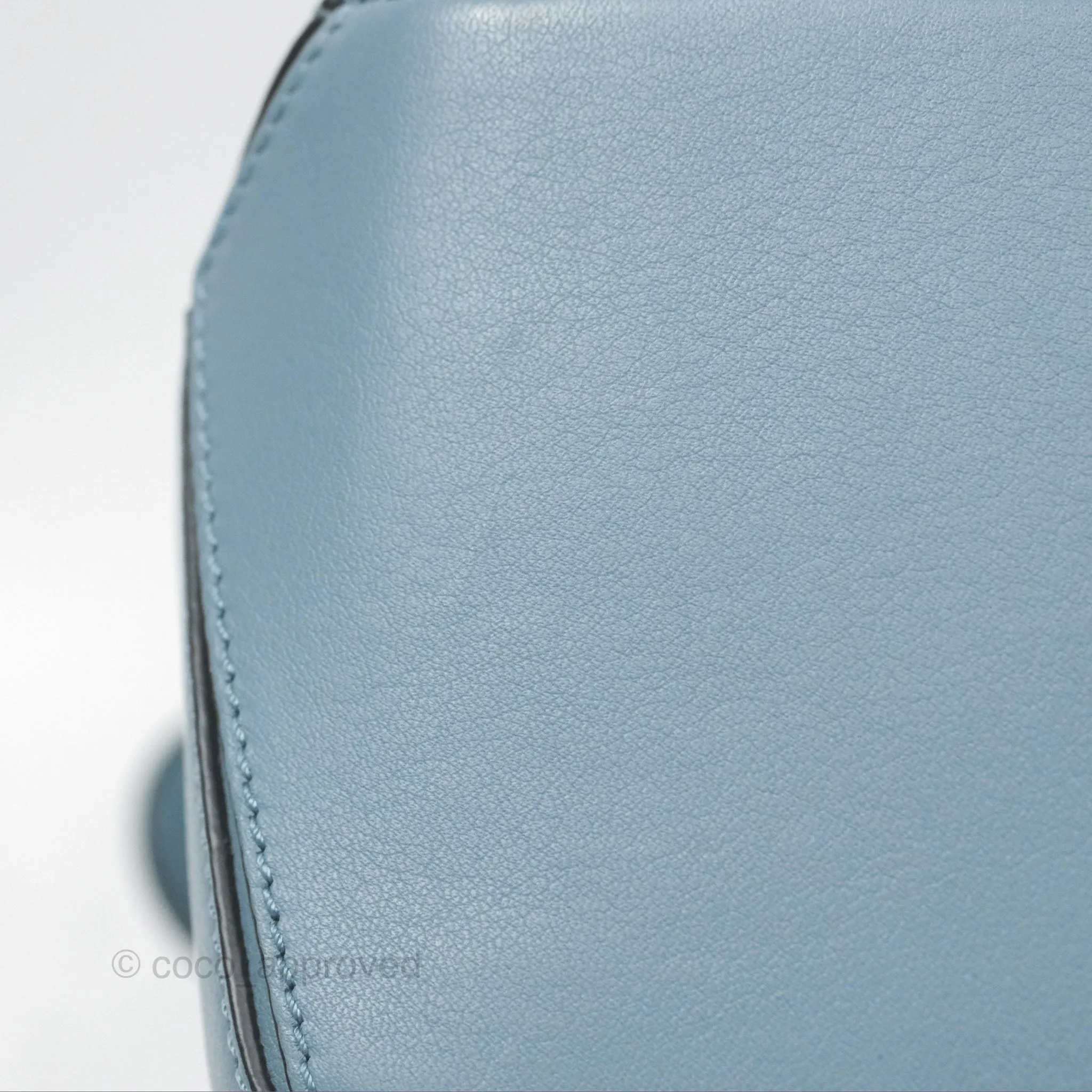 Loewe Small Puzzle Bag Stone Blue Calfskin
