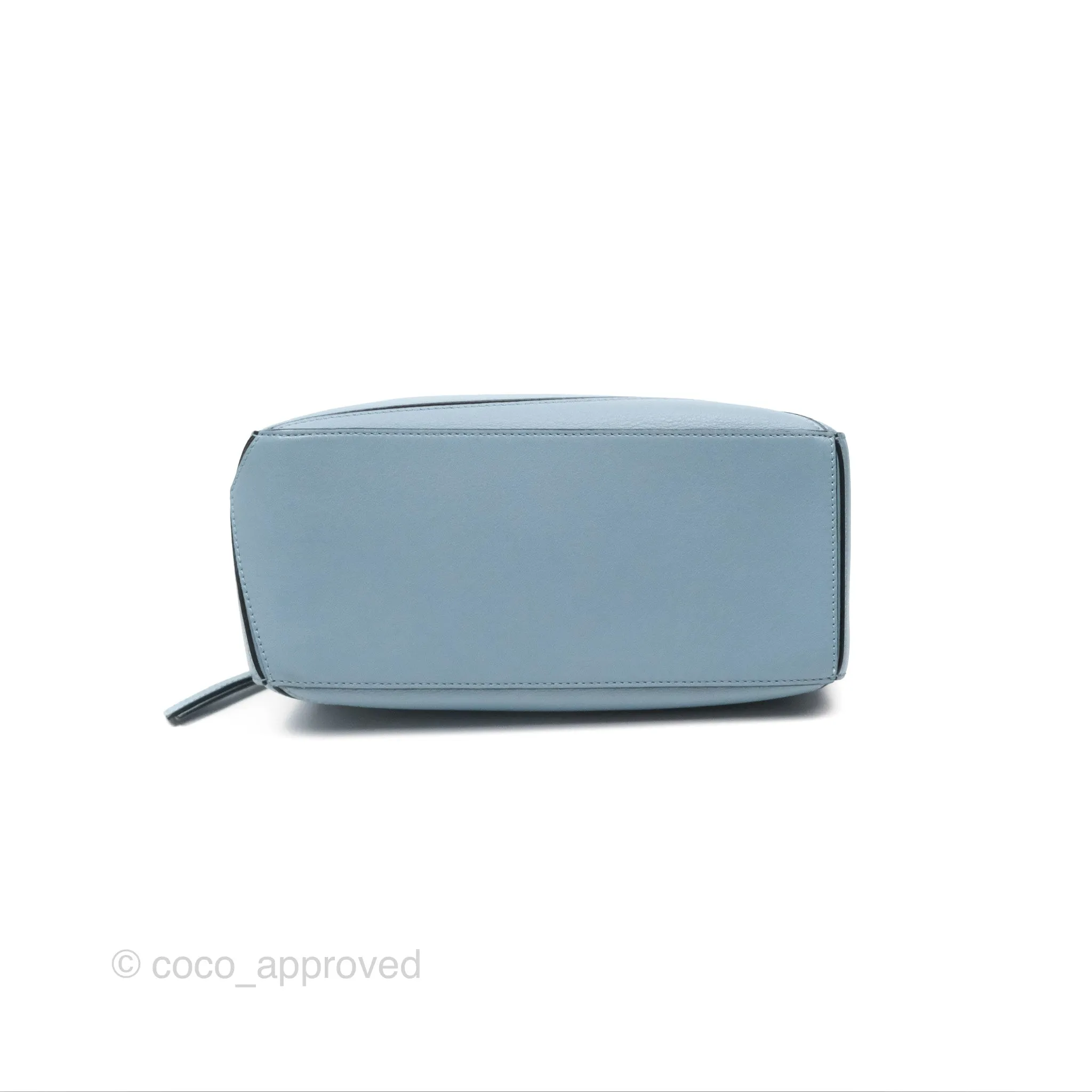 Loewe Small Puzzle Bag Stone Blue Calfskin