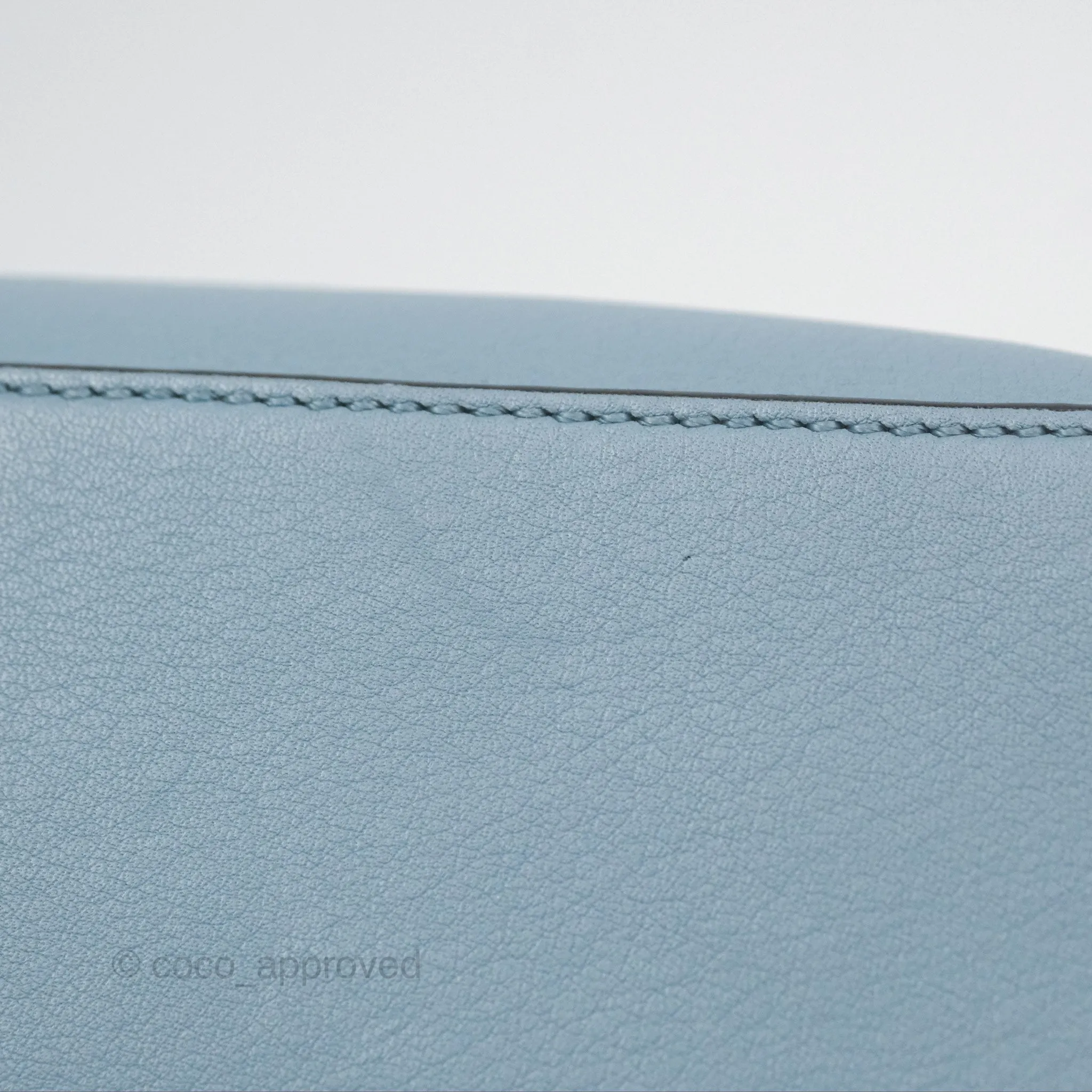 Loewe Small Puzzle Bag Stone Blue Calfskin