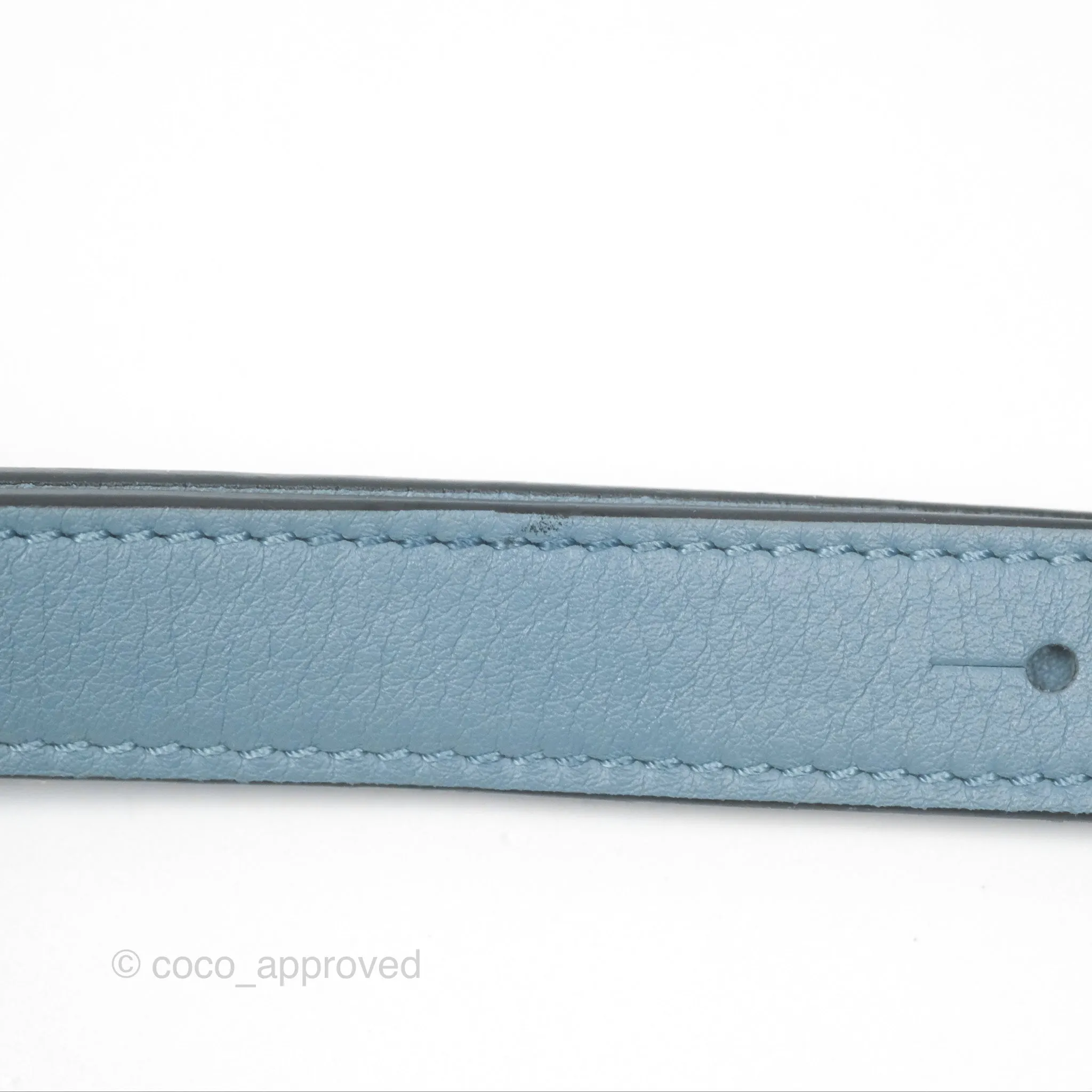 Loewe Small Puzzle Bag Stone Blue Calfskin