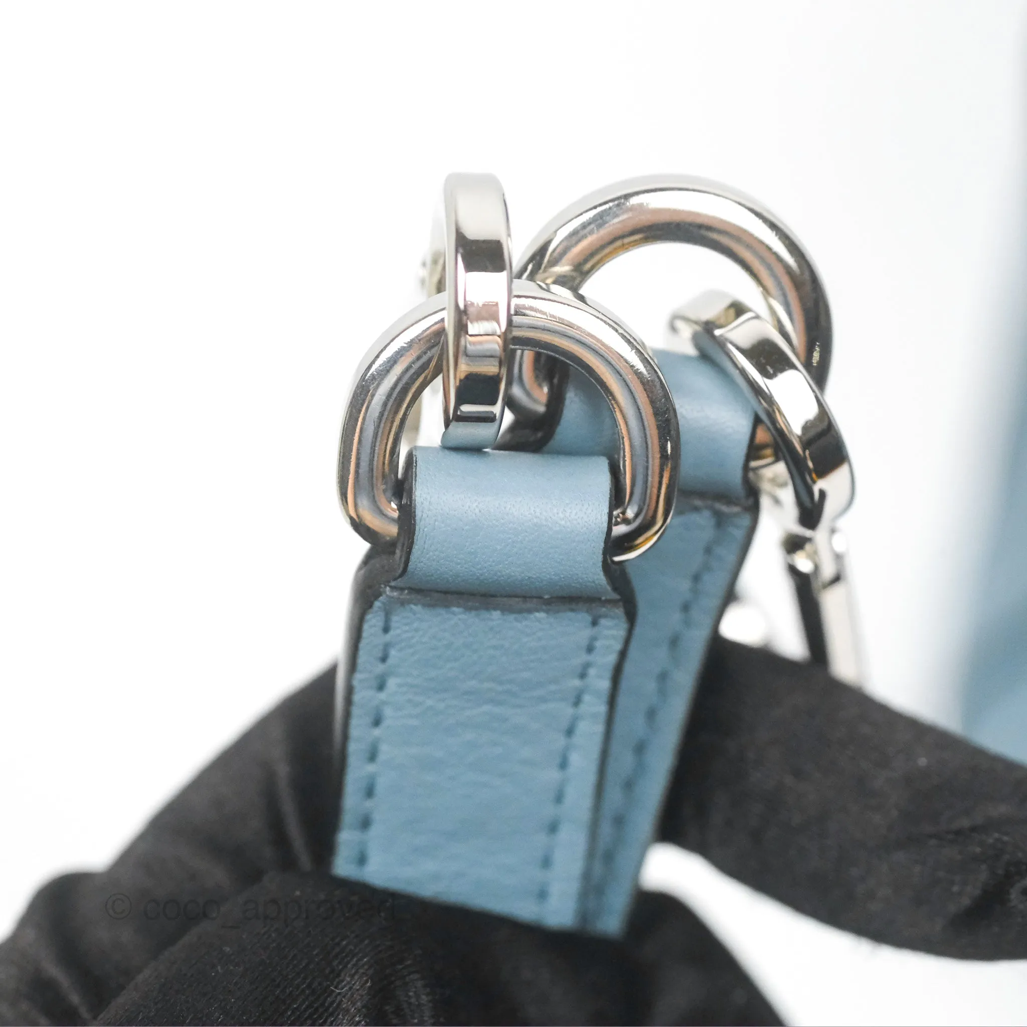 Loewe Small Puzzle Bag Stone Blue Calfskin