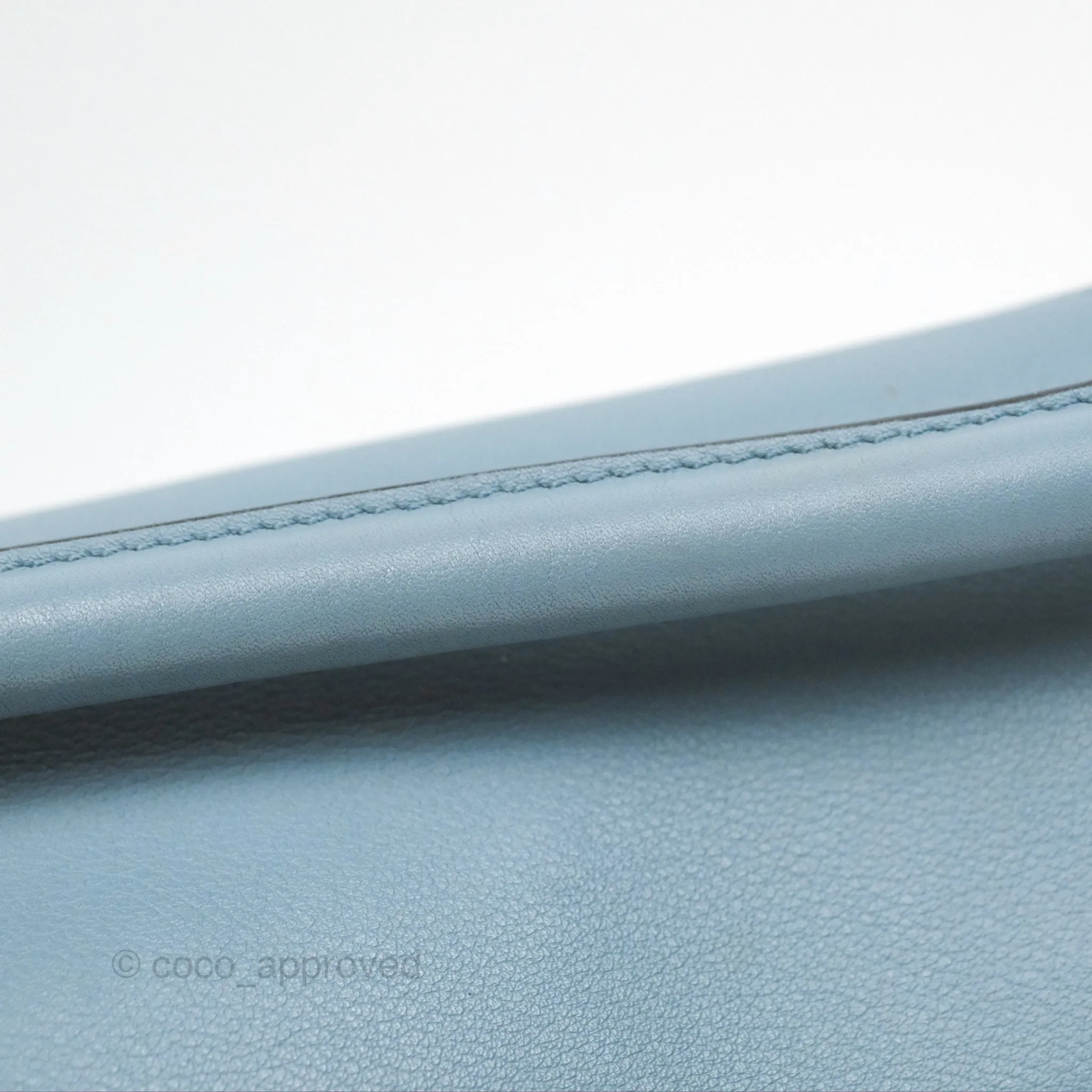 Loewe Small Puzzle Bag Stone Blue Calfskin