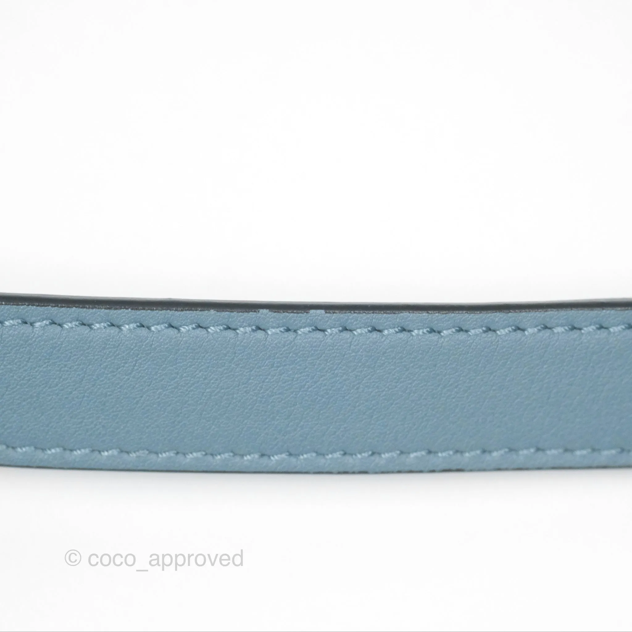 Loewe Small Puzzle Bag Stone Blue Calfskin