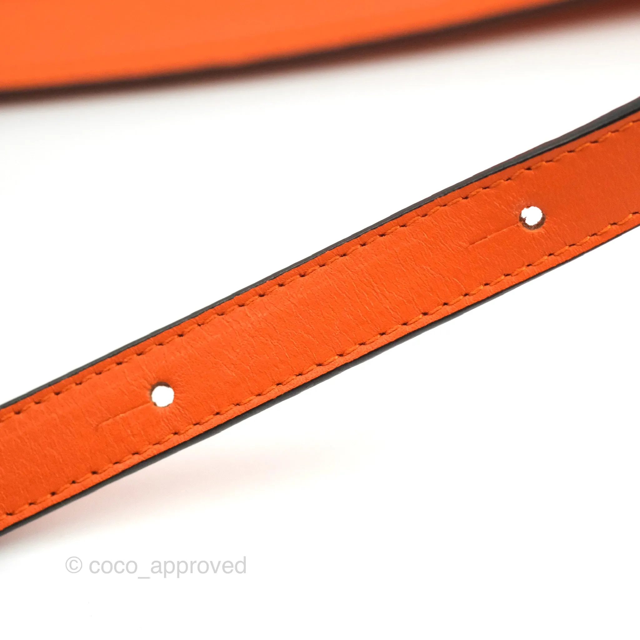 Loewe T Pouch Shoulder Bag Orange Calfskin