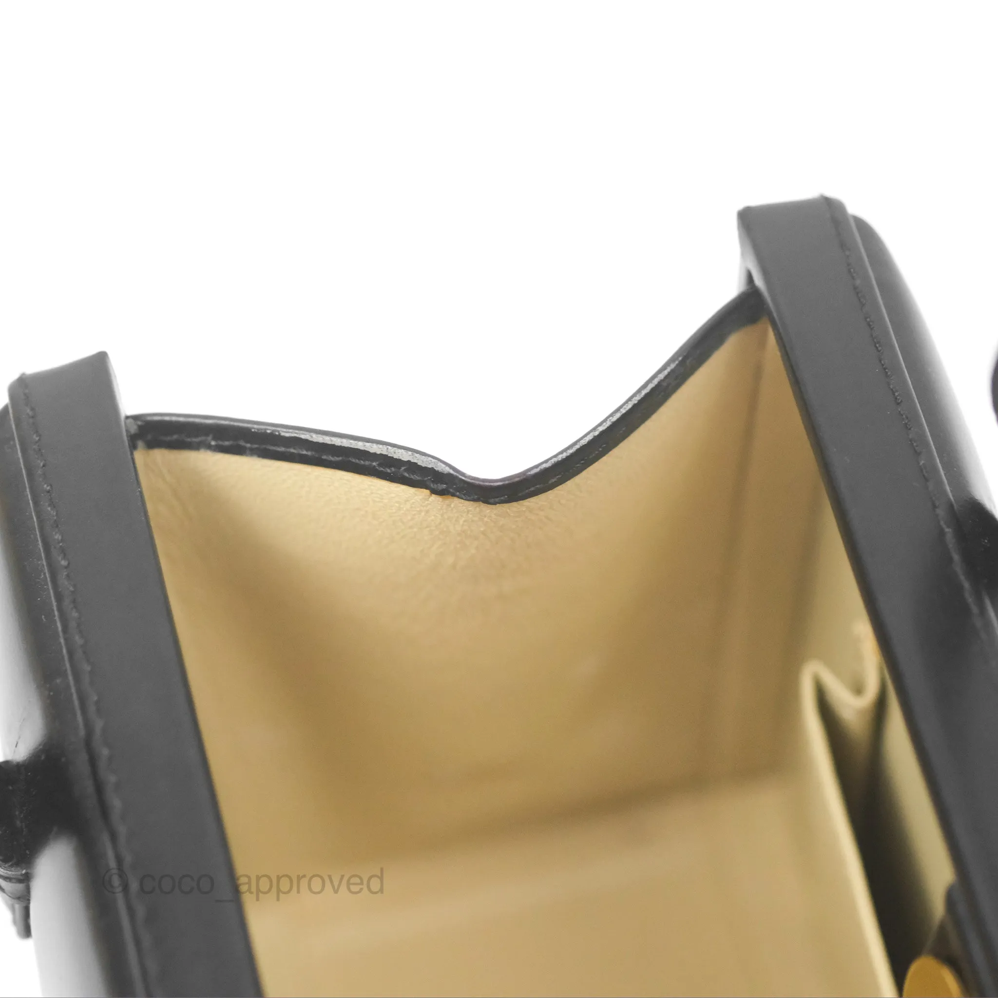 Loewe Vintage Small Postal Handle Bag Black Leather