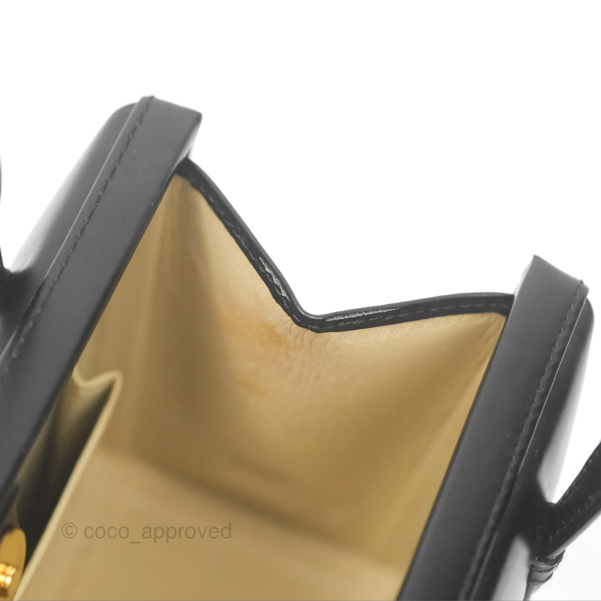 Loewe Vintage Small Postal Handle Bag Black Leather