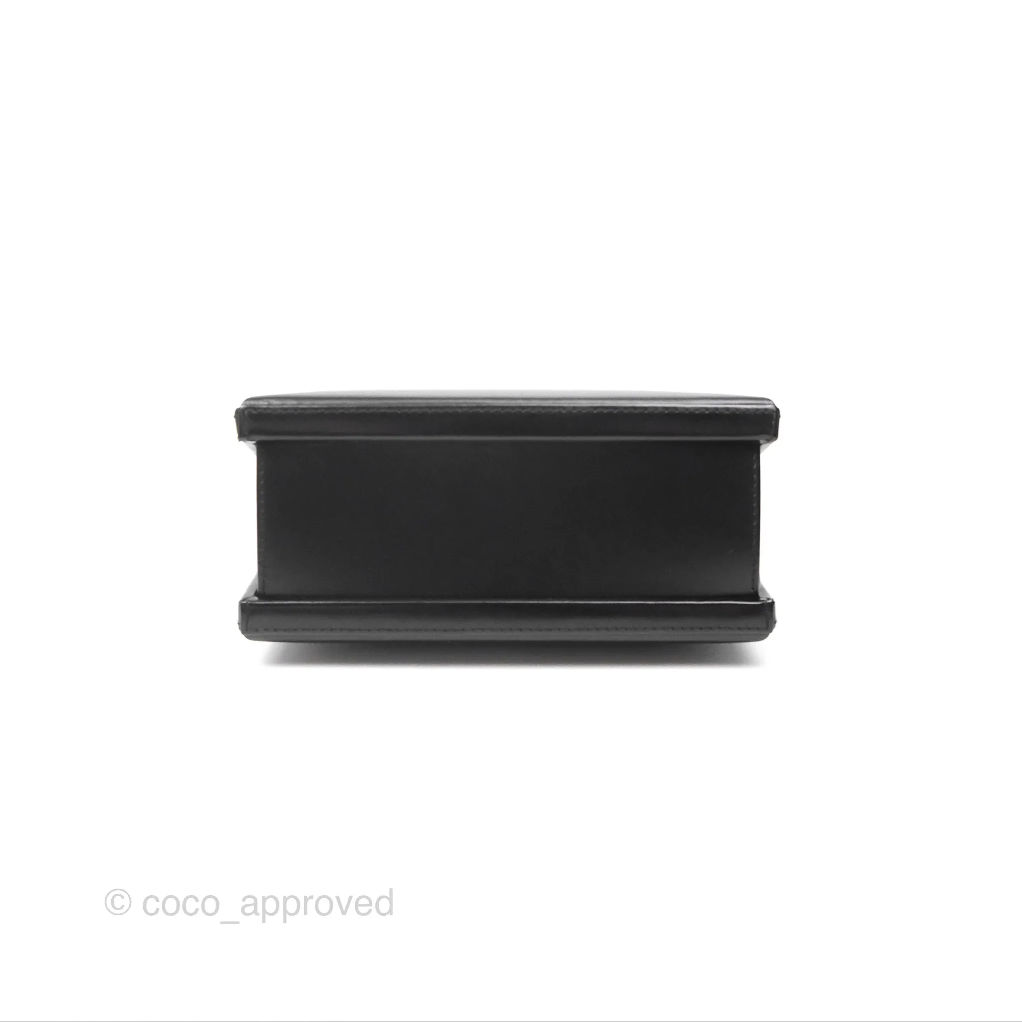Loewe Vintage Small Postal Handle Bag Black Leather
